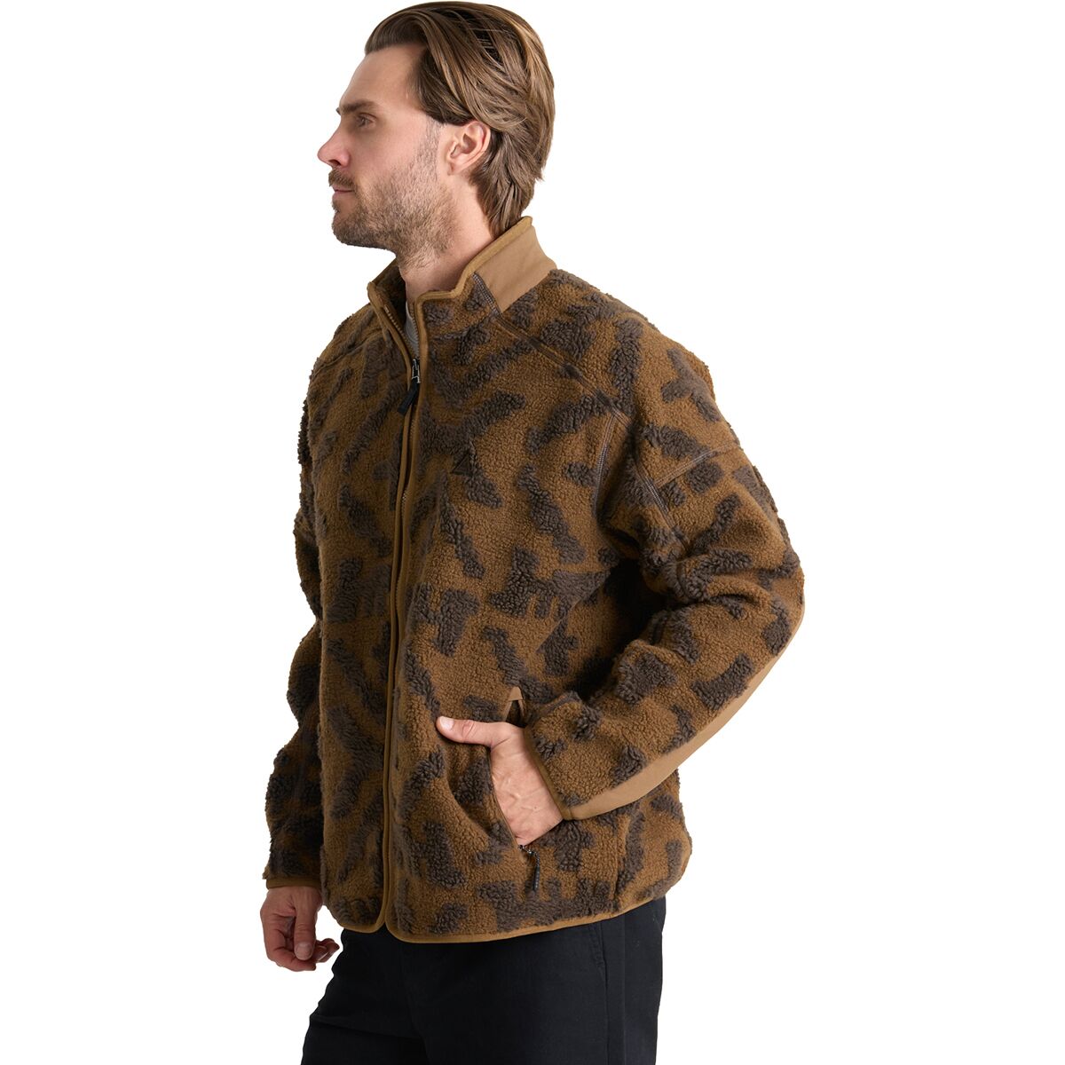 ジャケット・アウター re00re Roark Campover Jacquard Sherpa Zip Jacket - Men's - Clothing