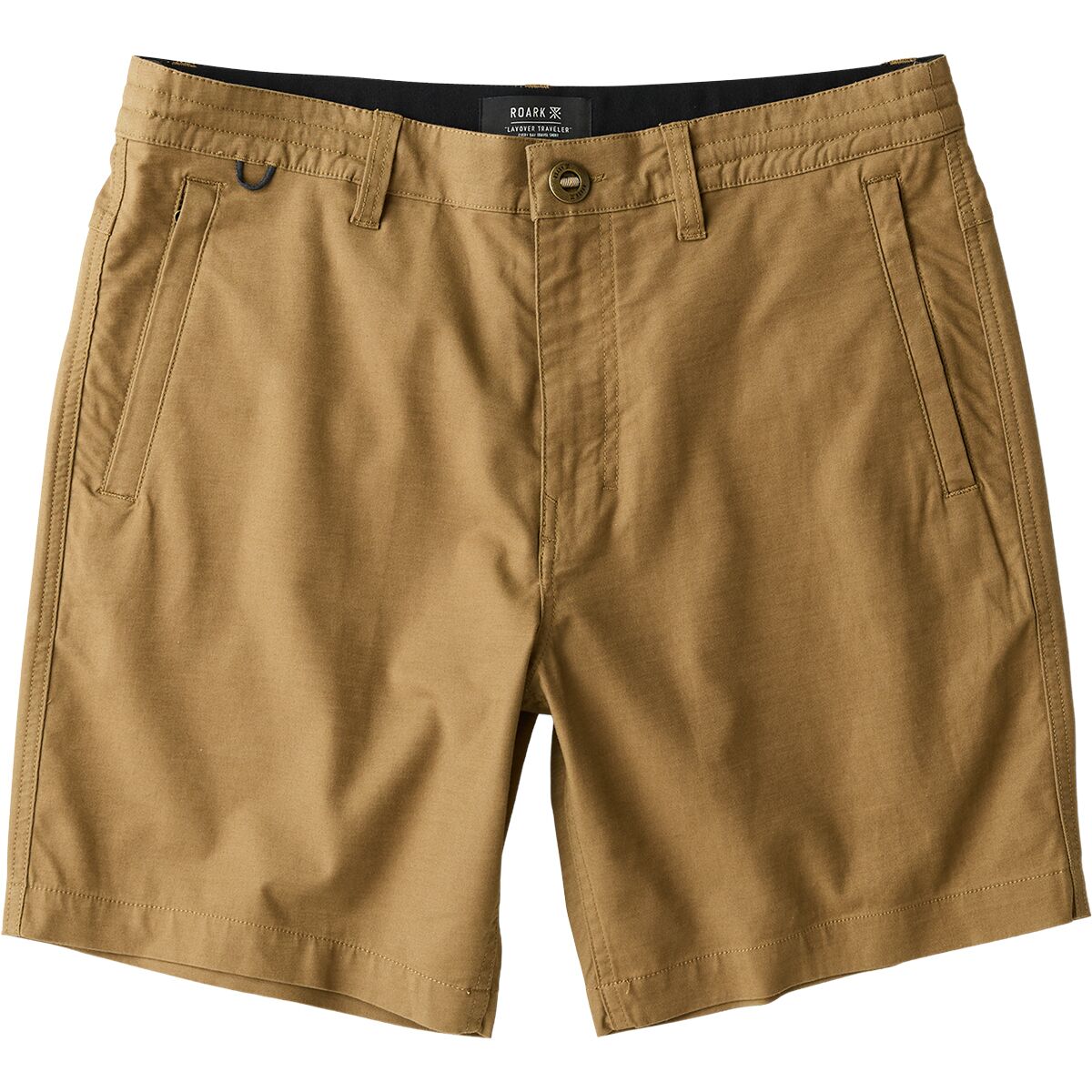 Image of Roark Layover Pro Traveler Short - Men's Dark Khaki, XL