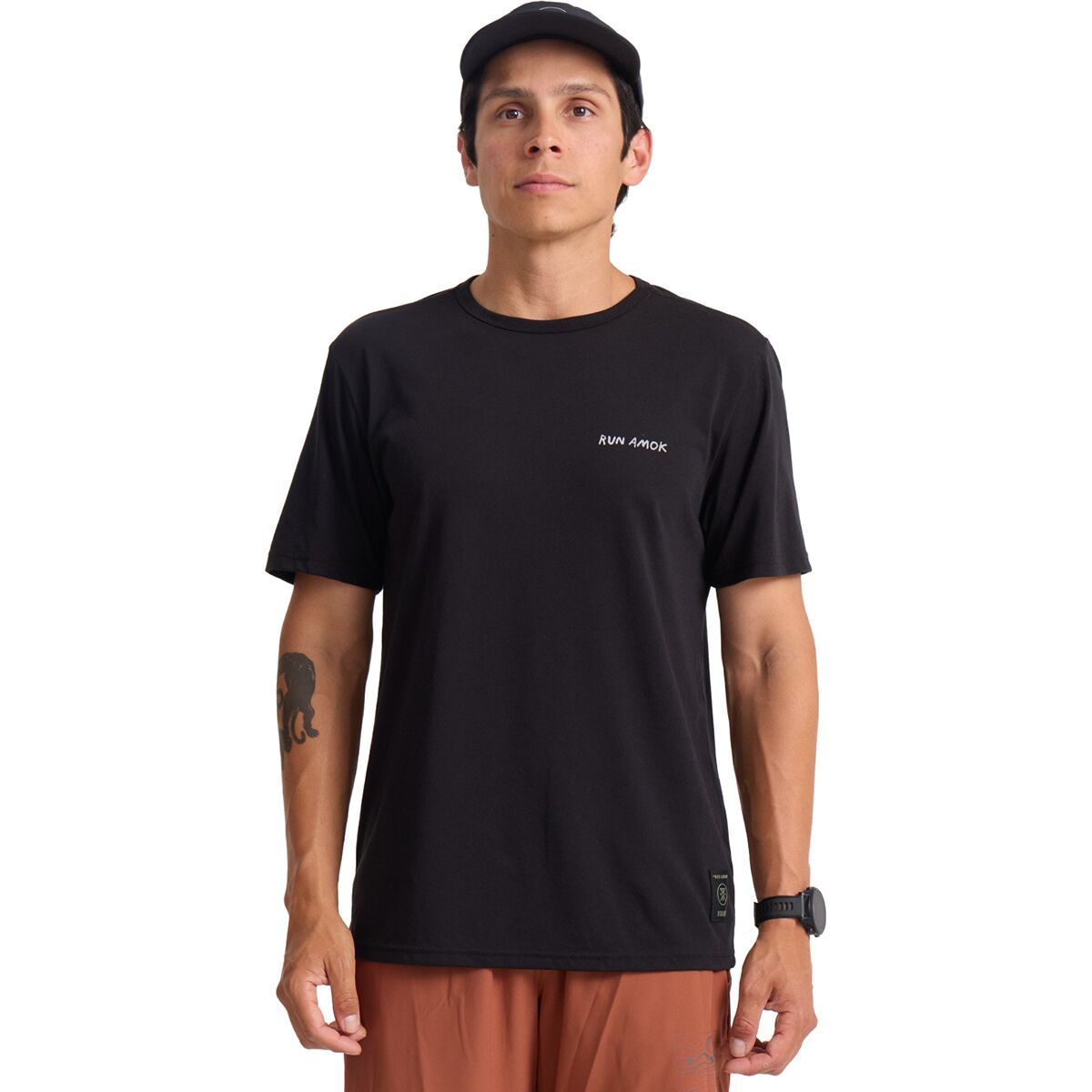 Image of Roark Mathis Active Short-Sleeve Shirt - Men's Black, M
