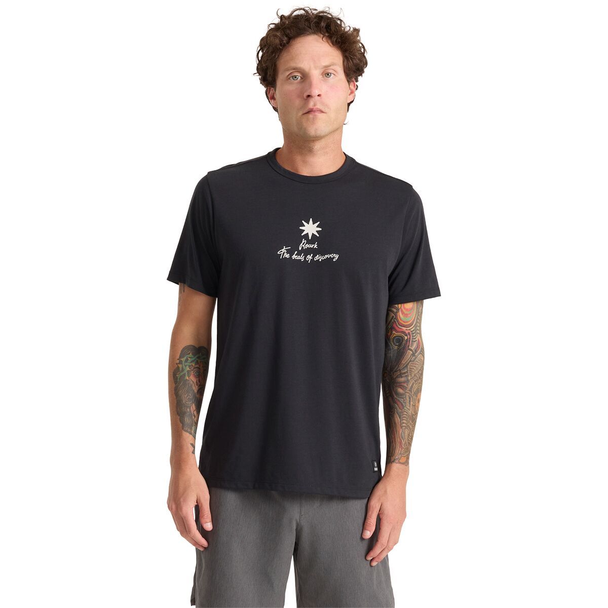 Image of Roark Mathis Active Short-Sleeve Shirt - Men's Chaos Black, XL