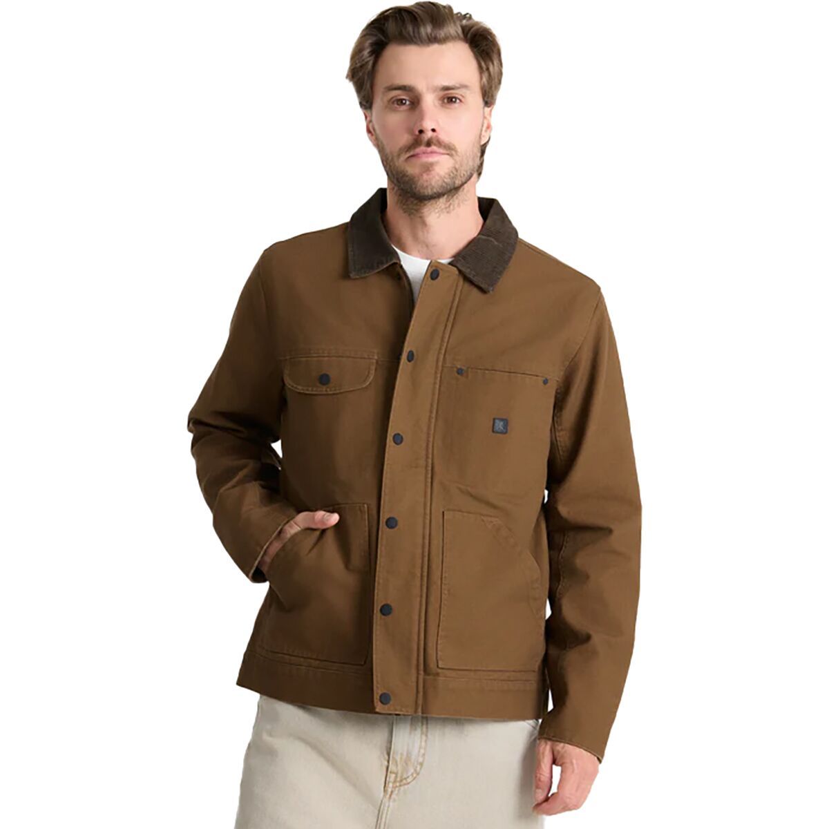 Image of Roark Open Roads Waxed Canvas Jacket - Men's Otter, M
