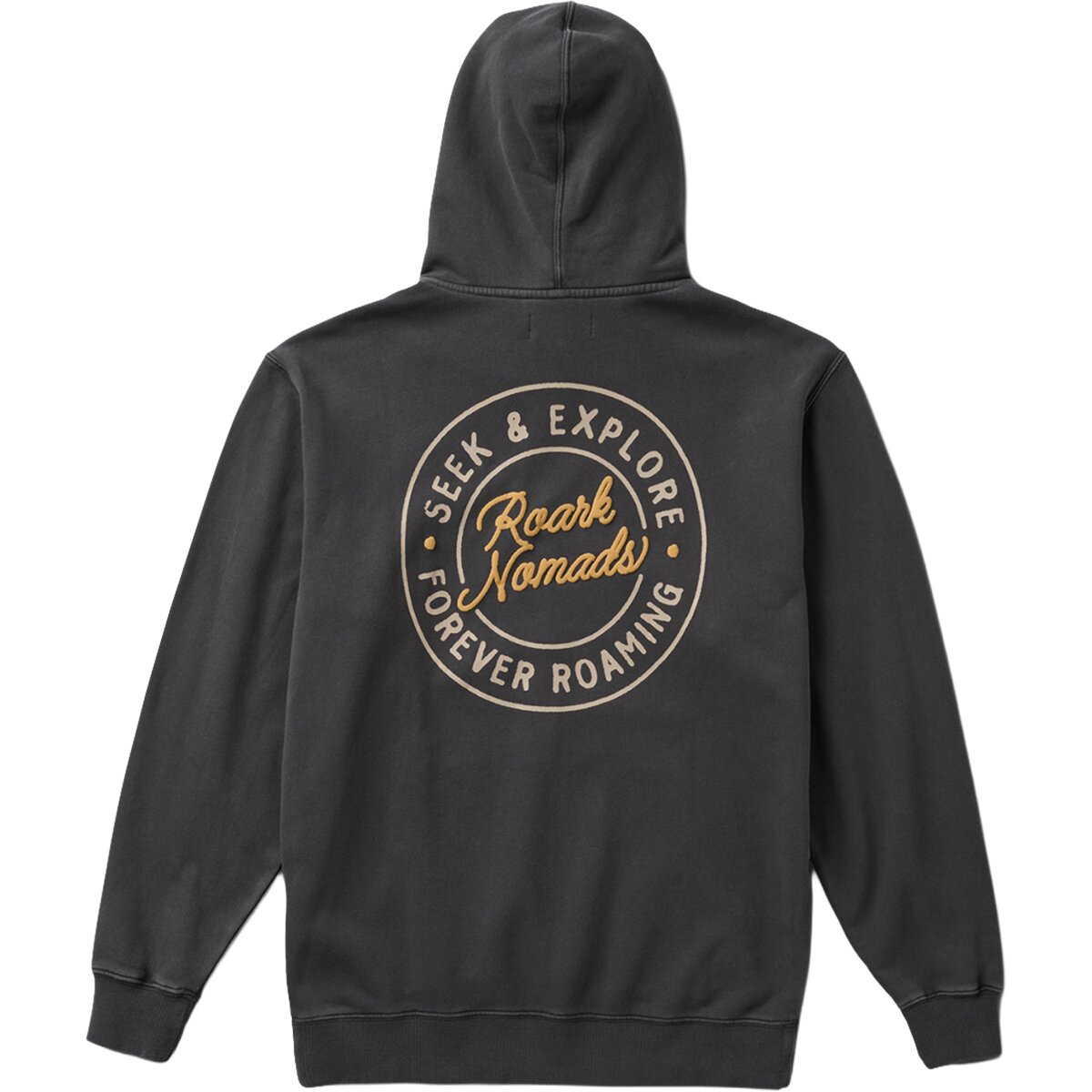 Roark Nomads Badge Fleece Hoodie - Men's Onyx, S