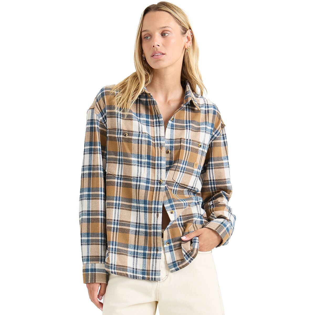 Image of Roark Amberley Light Shirt - Women's Dark Khaki, XS