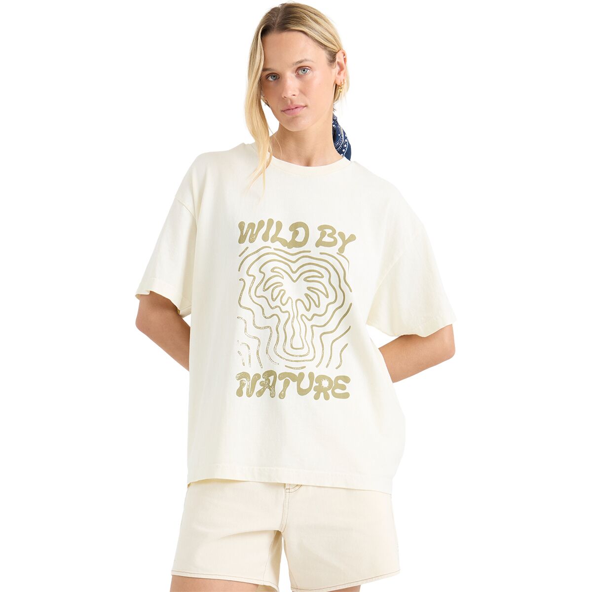 Image of Roark Wild By Nature Oversize T-Shirt - Women's Bone, L