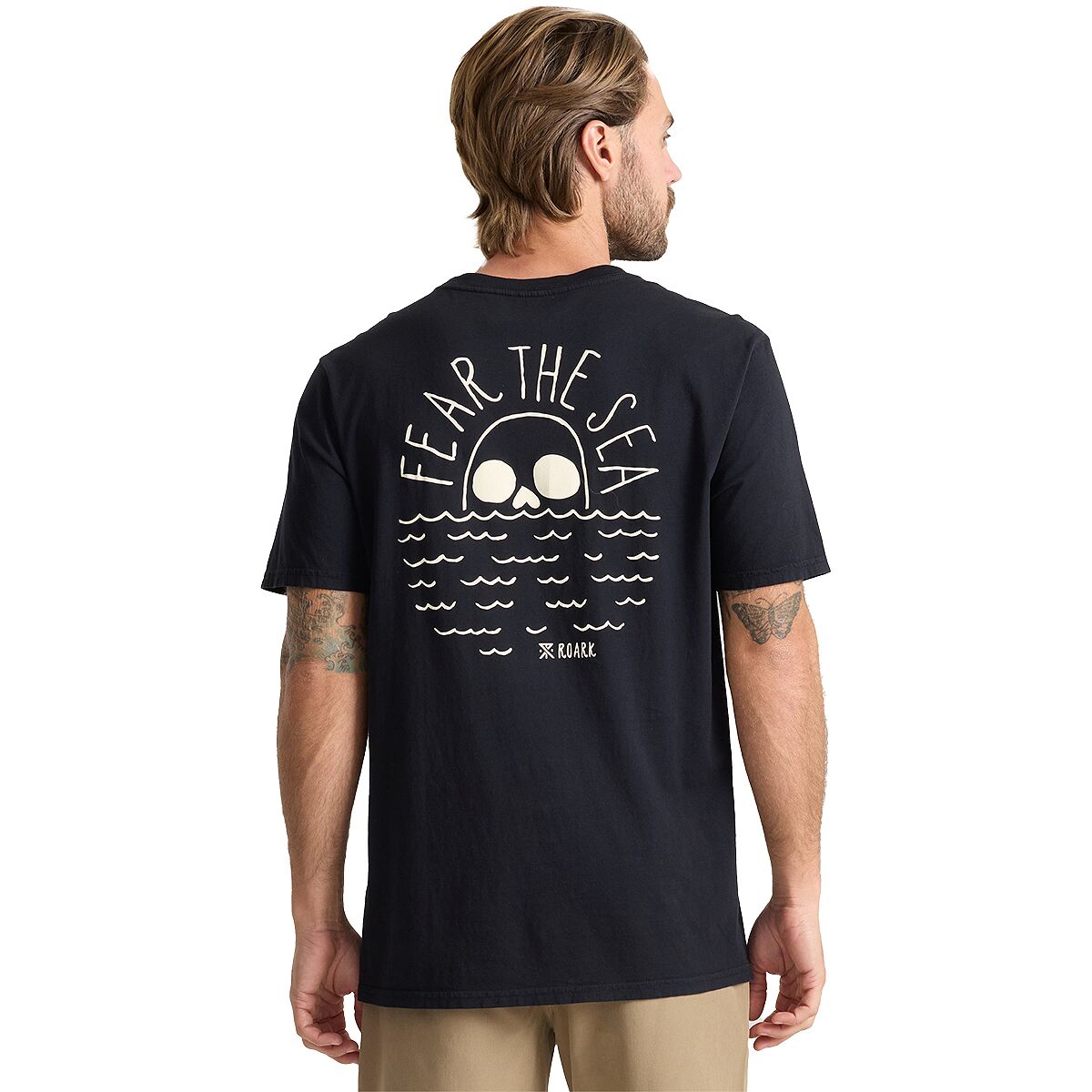 Image of Roark Fear The Sea T-Shirt - Men's Black, L