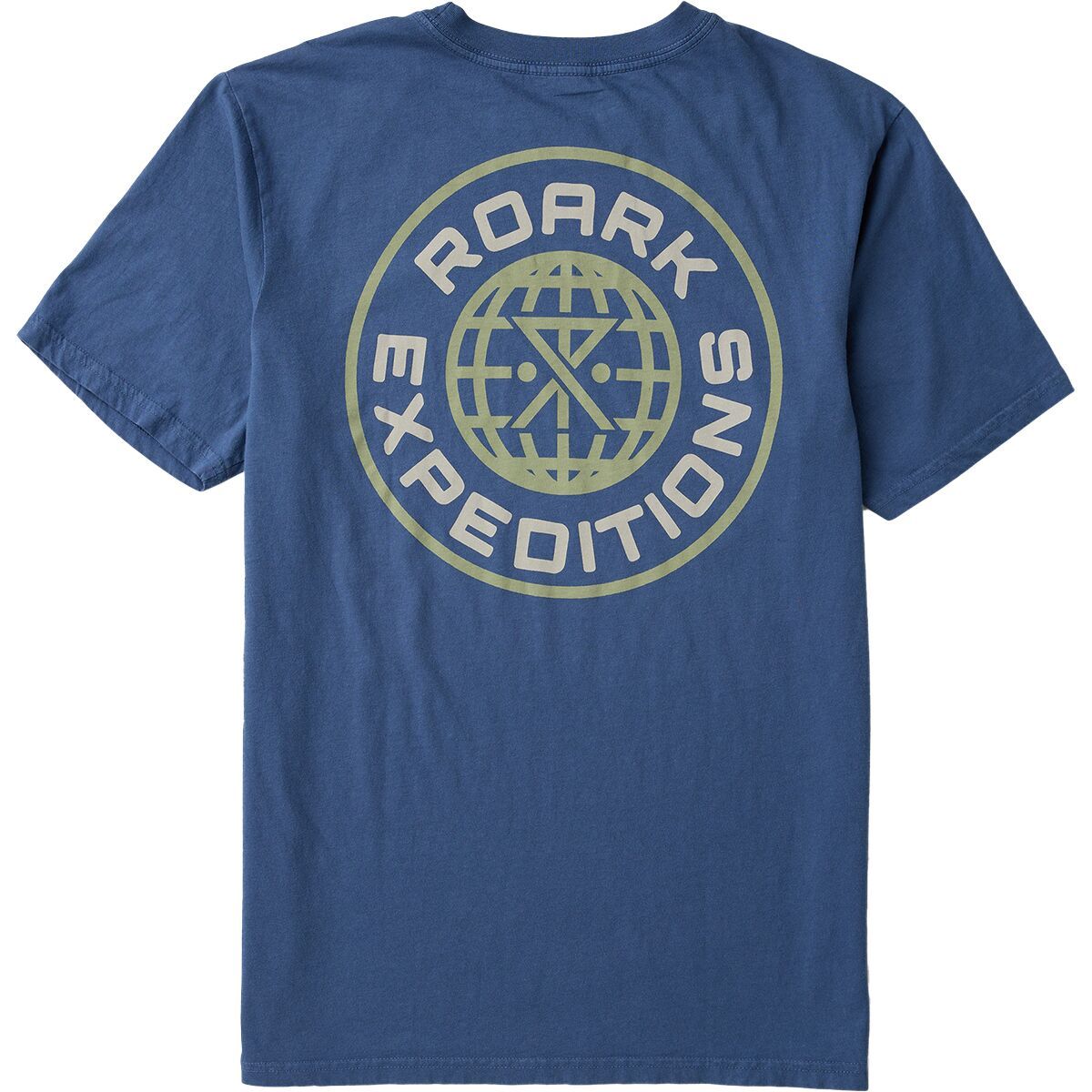 Image of Roark Goin Global T-Shirt - Men's Washed Indigo, M
