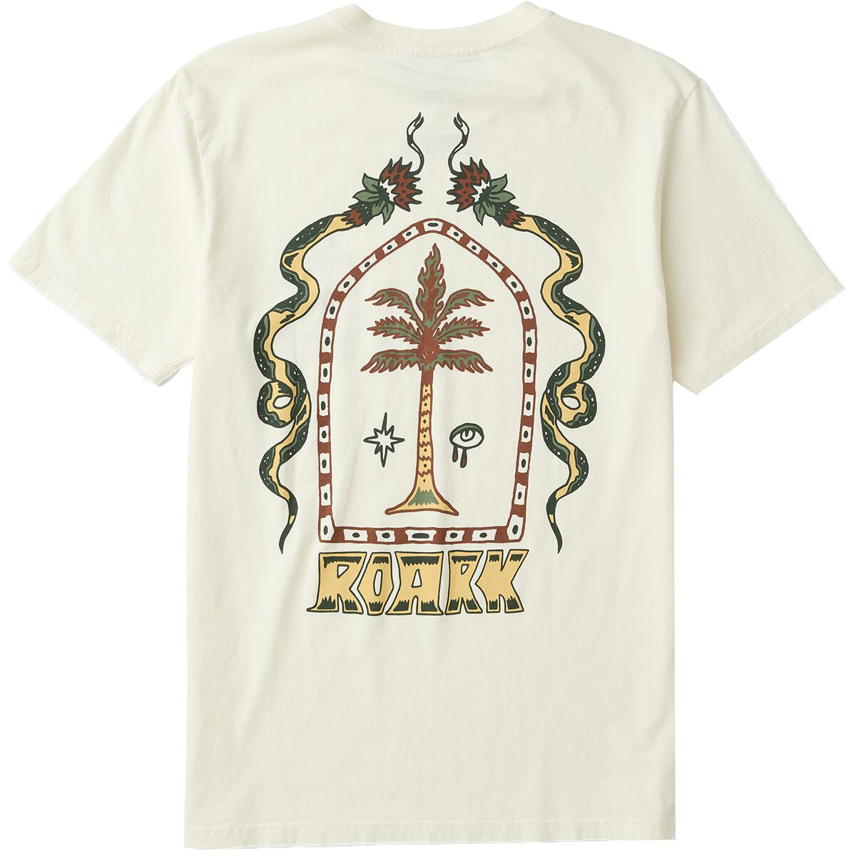 Image of Roark Augs Palm T-Shirt - Men's Off White, XXL