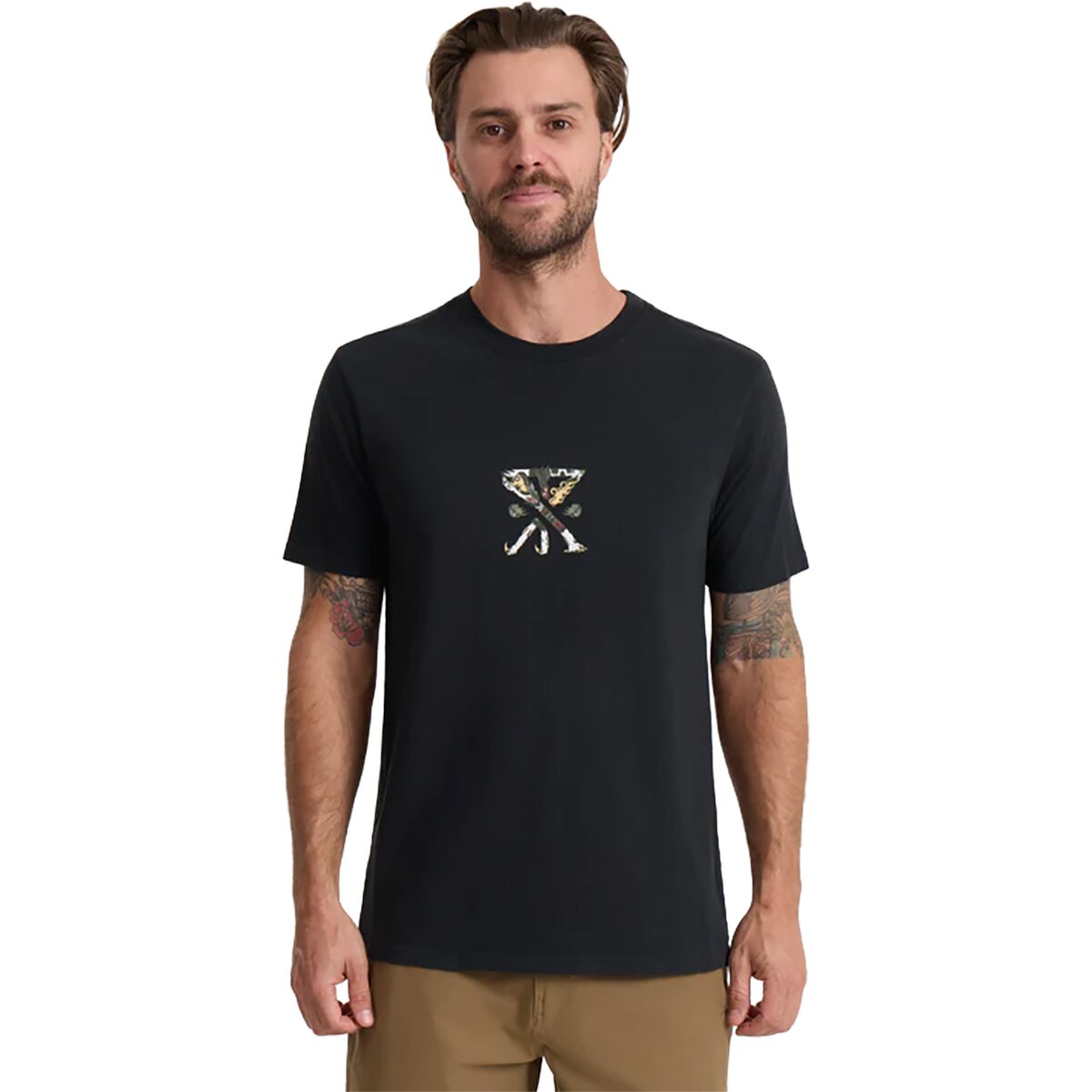 Image of Roark Augs Safe Camp T-Shirt - Men's Washed Black, M
