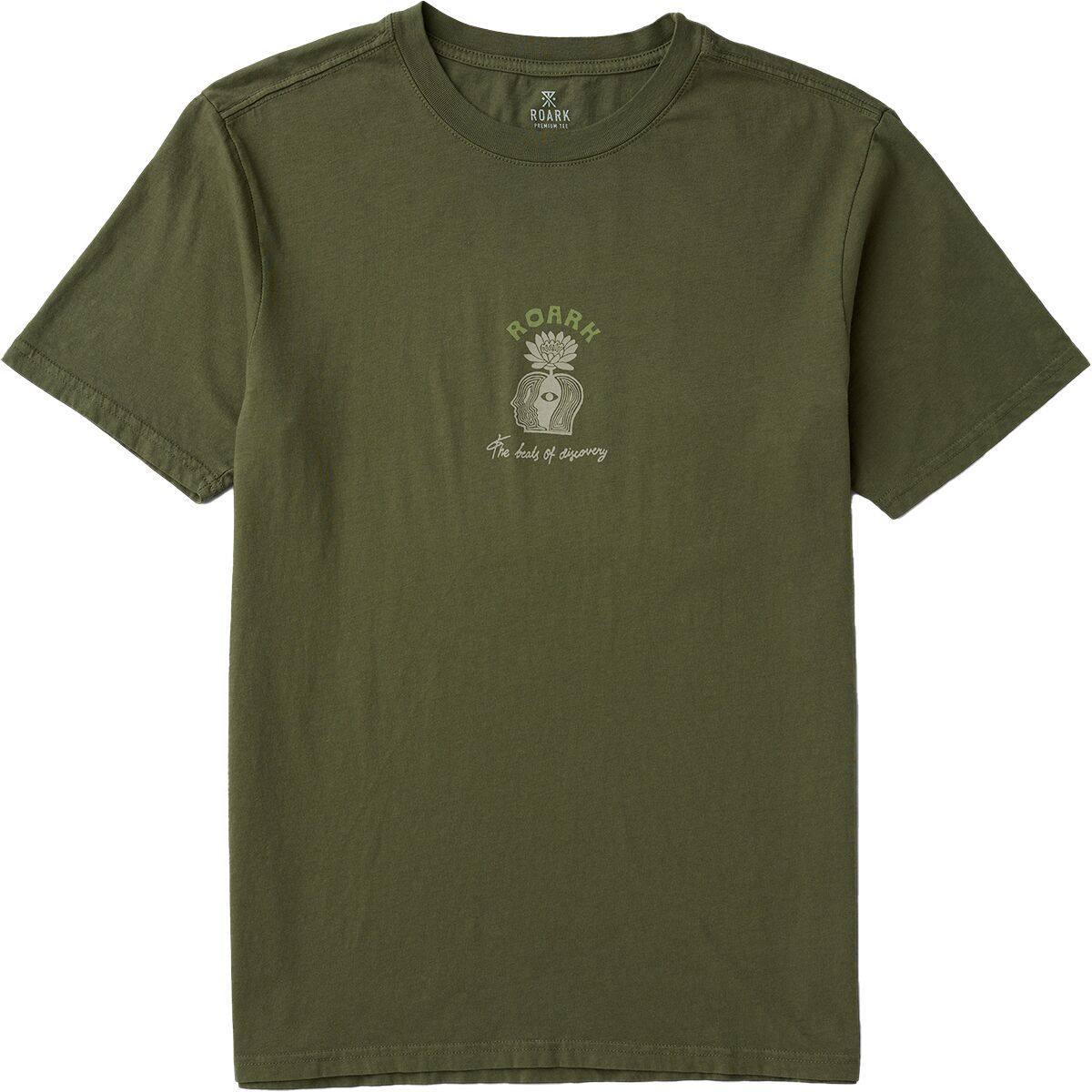 Image of Roark Beats Of Discovery T-Shirt - Men's Military, M