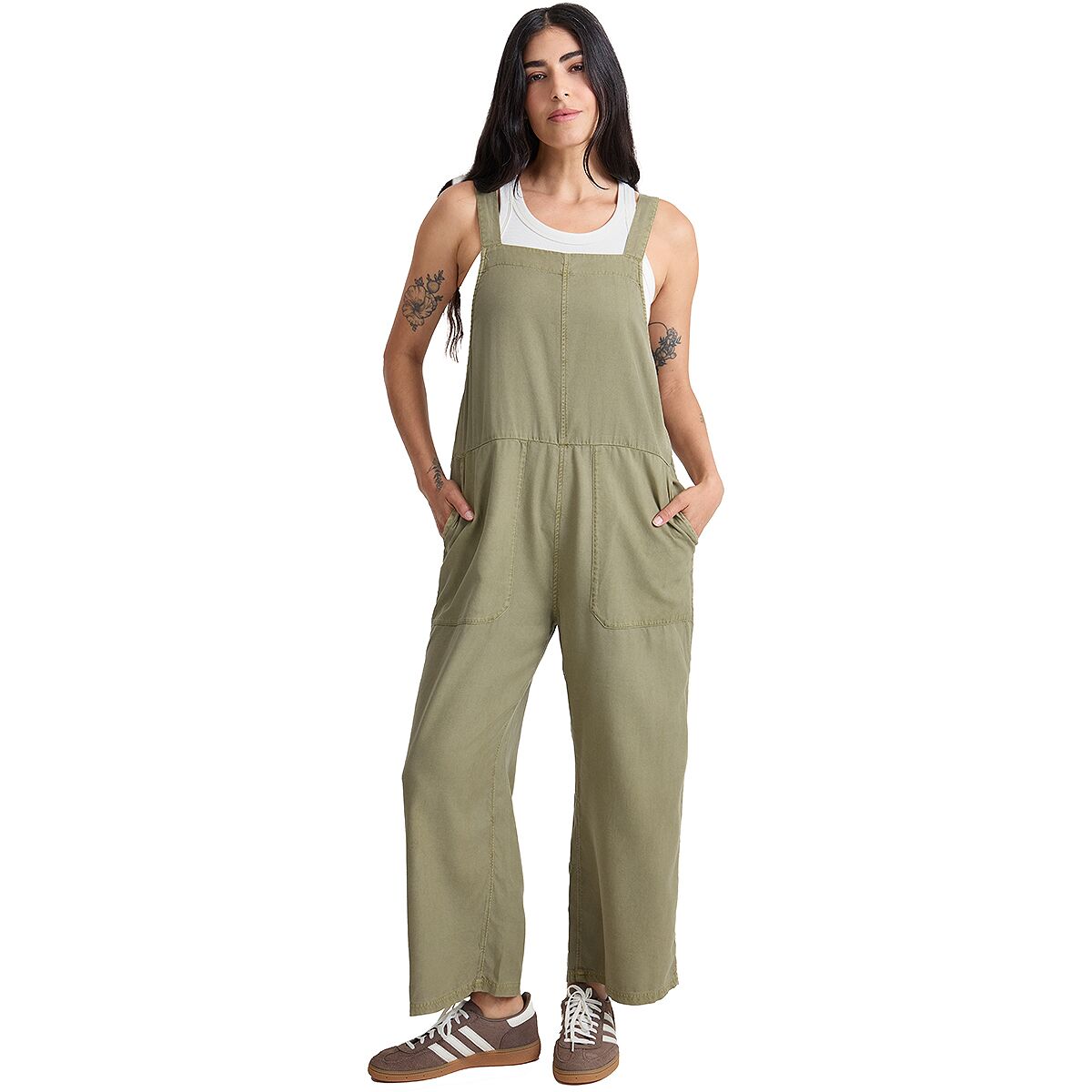 Image of Roark Costa Jumpsuit - Women's Dusty Olive, S