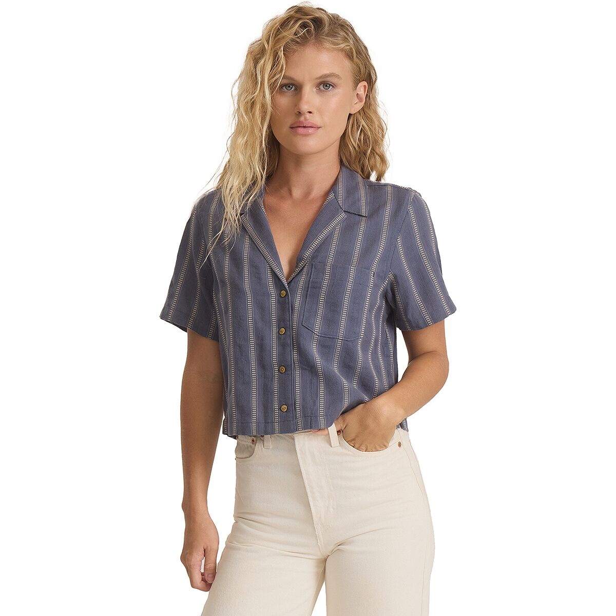 Image of Roark Crosswinds Camp Shirt - Women's Neptune, M