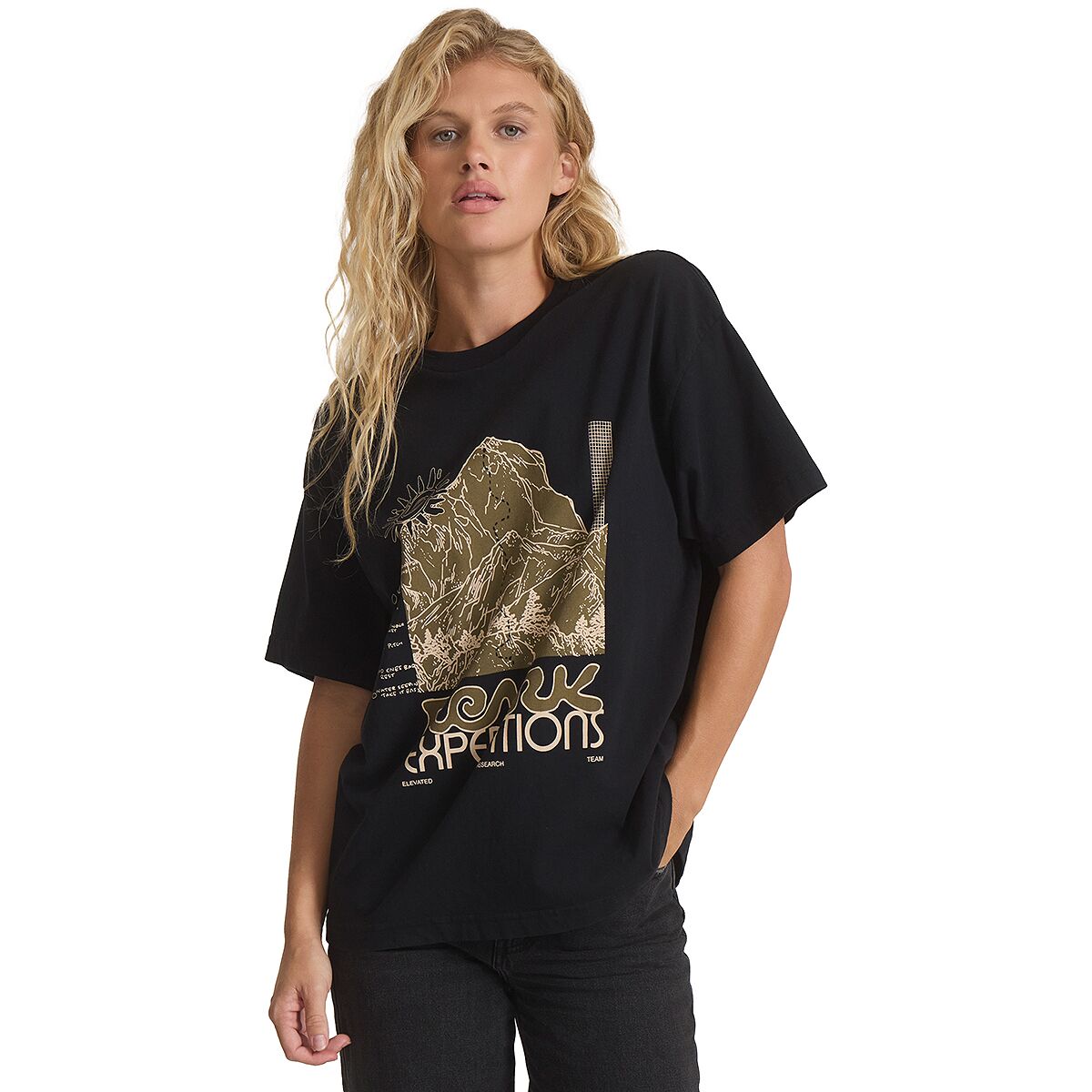 Roark Expeditions Oversized T-Shirt - Women's Black, L