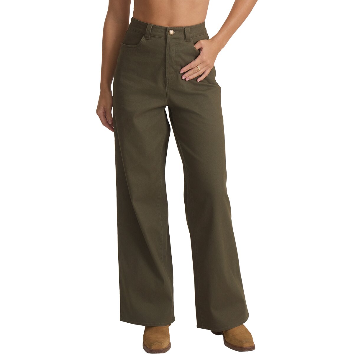 Image of Roark Hwy 1 Bedford Pant - Women's Military, 25