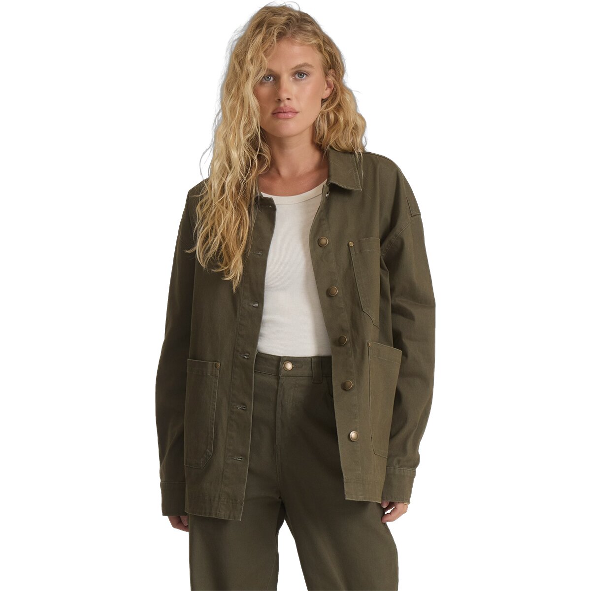 Image of Roark Hwy 1 Chore Bedford Jacket - Women's Military, L