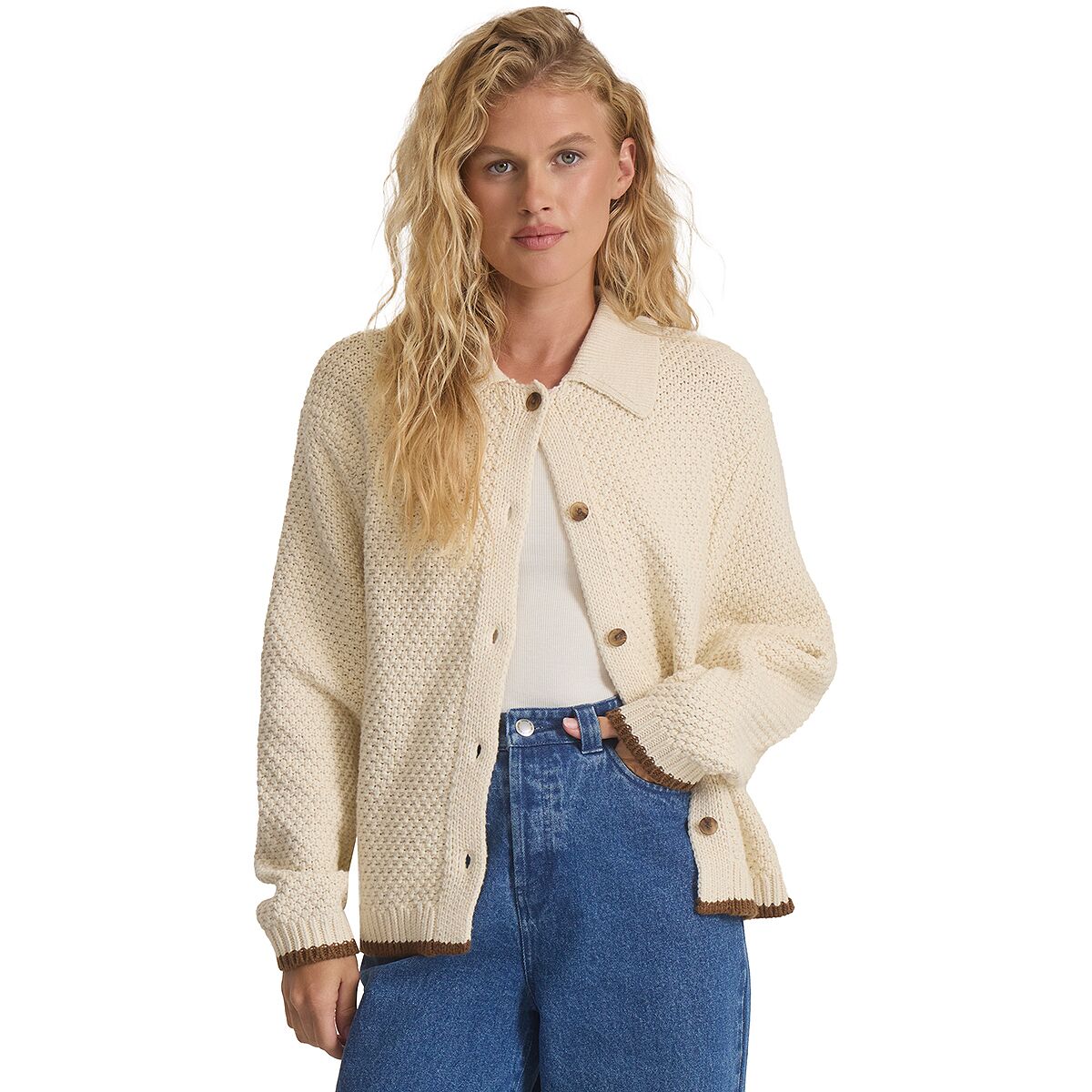 Roark Open Roads Cardigan - Women's Bone, L