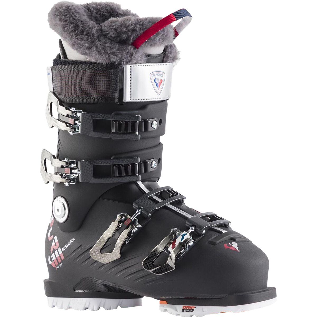 Rossignol Pure Pro 100 Ski Boot - Women's Metal Charcoal, 27.5