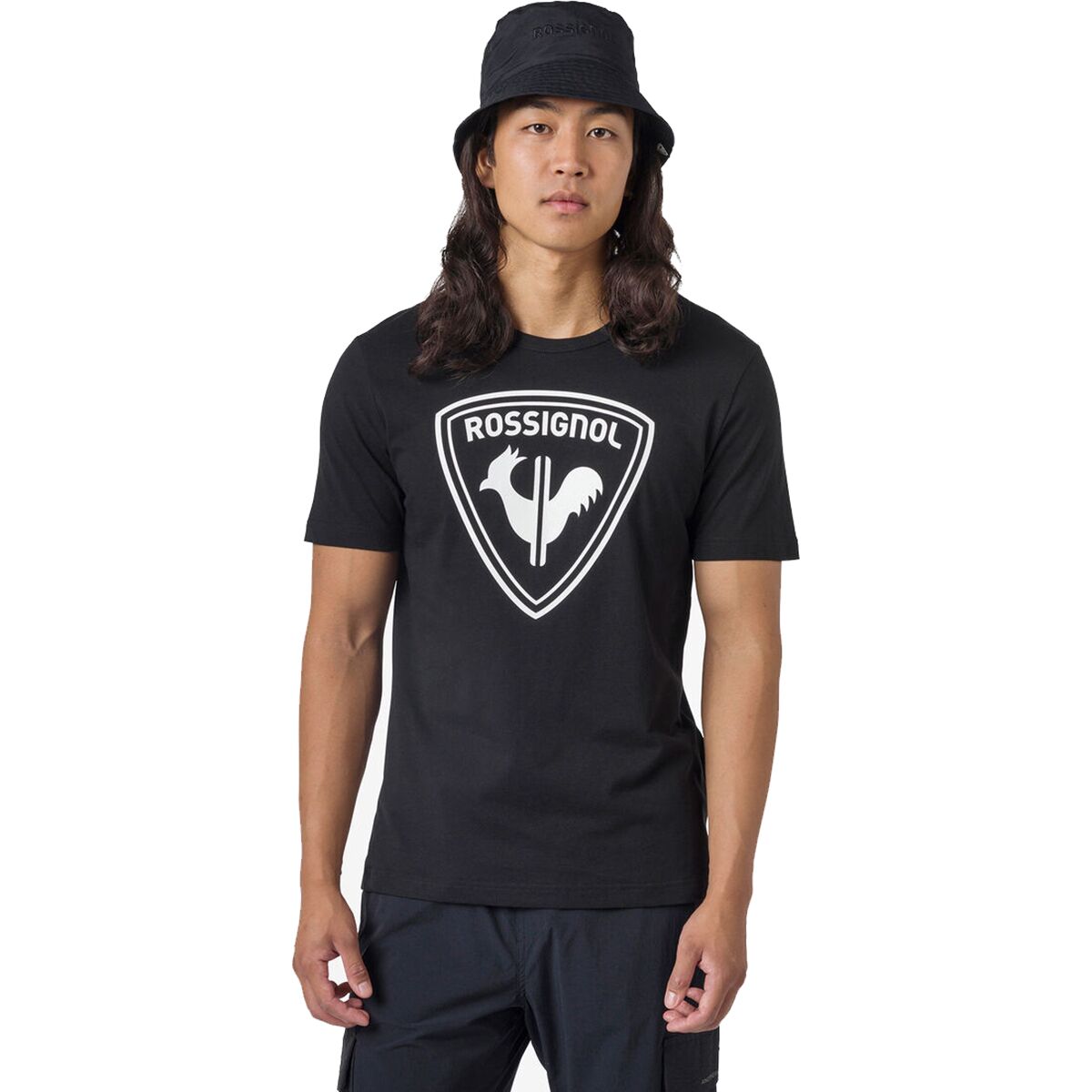 Image of Rossignol Logo Rossi T-Shirt - Men's Black, S