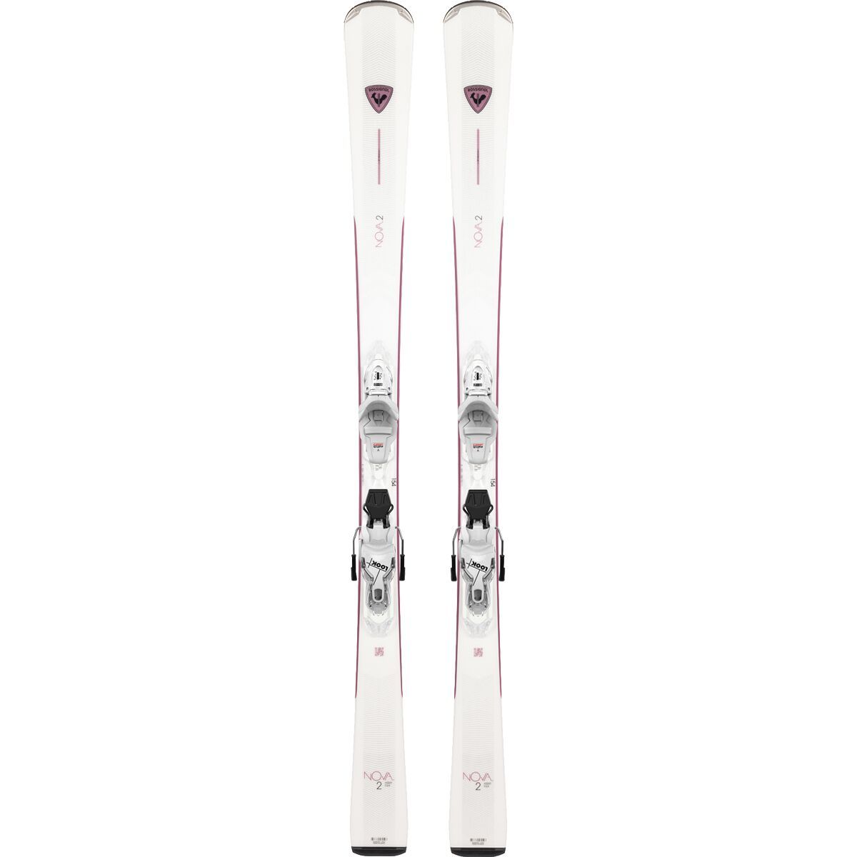 Image of Rossignol Nova 2 + Xpress W 10 GW B83 Binding - 2026 - Women's White/Sparkle, 146cm
