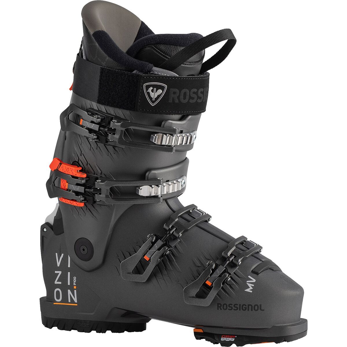 Image of Rossignol Vizion 4B Pro 100 MV GW Ski Boot - 2026 - Men's Metal Grey, 27.5