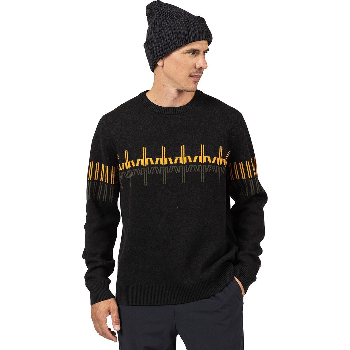 Rossignol Patterned Cn Sweater - Men's Black, L