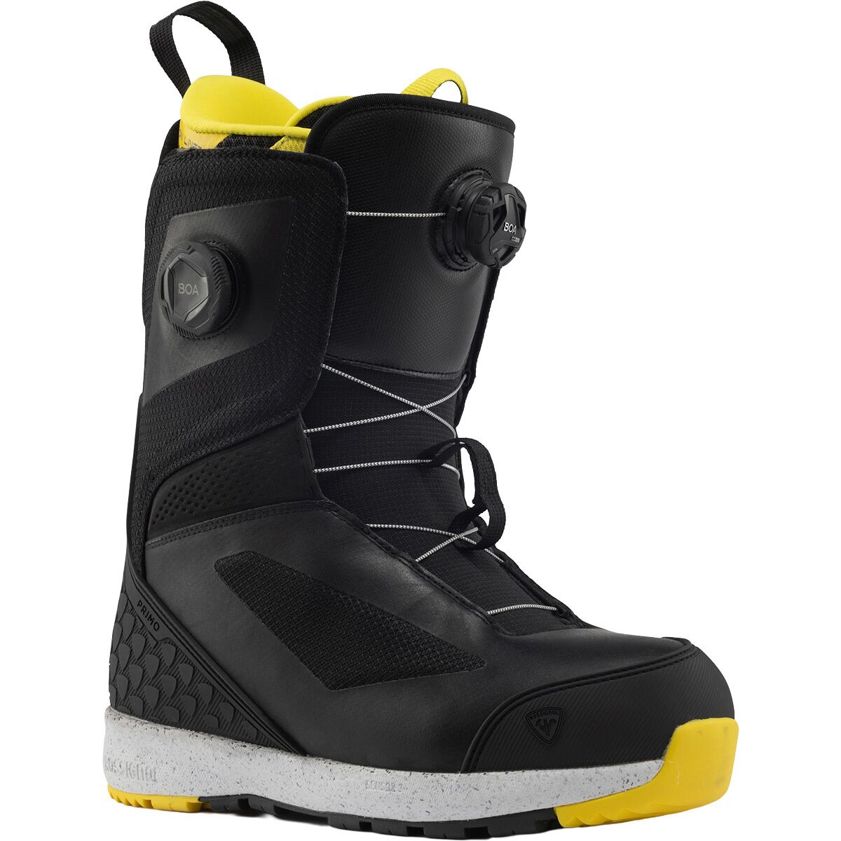 Image of Rossignol RS Primo BOA Snowboard Boot - 2027 - Men's Black/ Yellow, 10.5