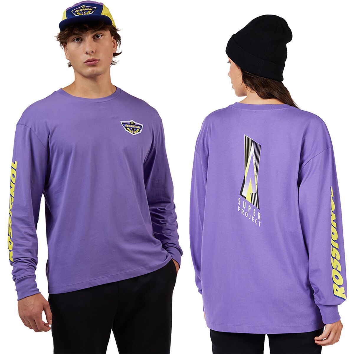 Image of Rossignol Super Long-Sleeve T-Shirt Super Violet, XL