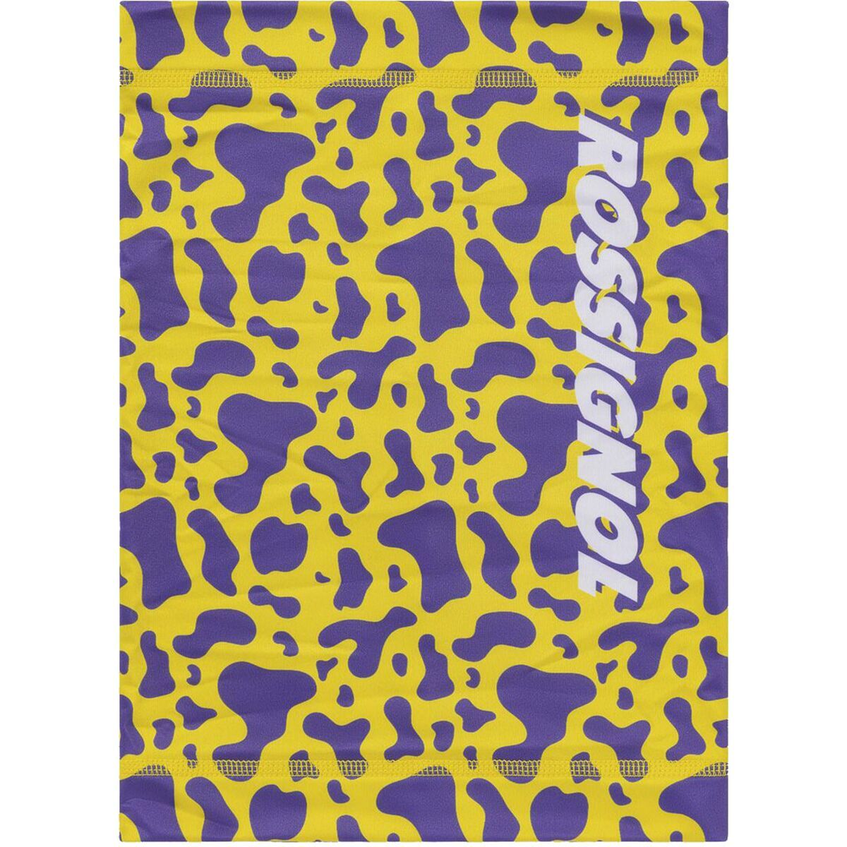 Image of Rossignol Super Neck Warmer Cowmo Super Yellow Print, One Size