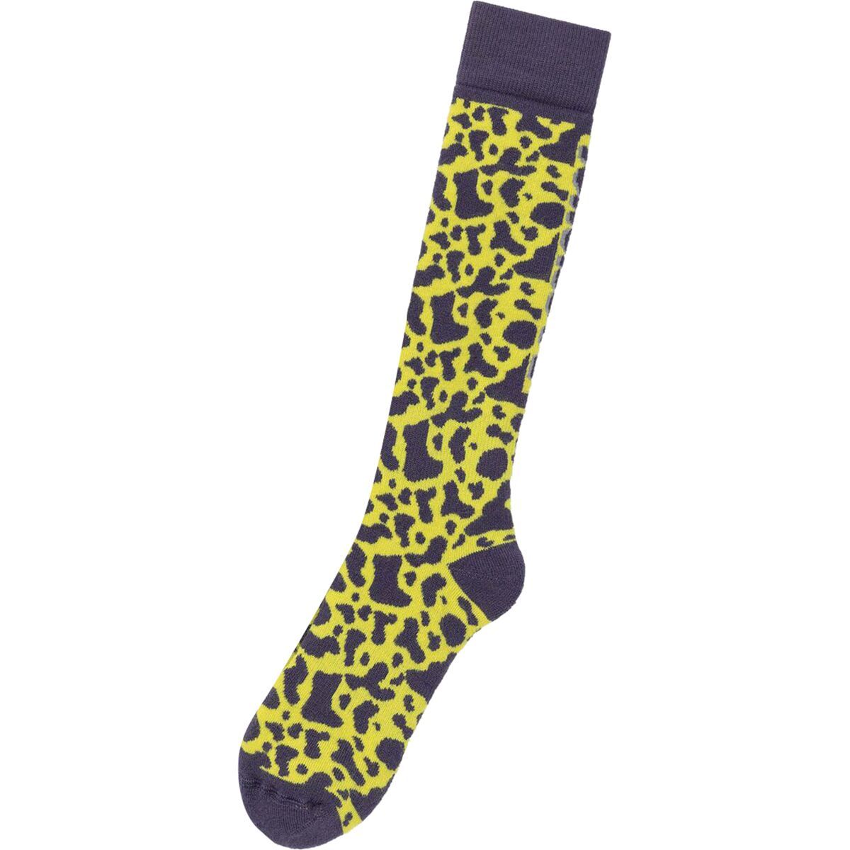 Image of Rossignol Super Sock Cowmo Super Yellow Print, L