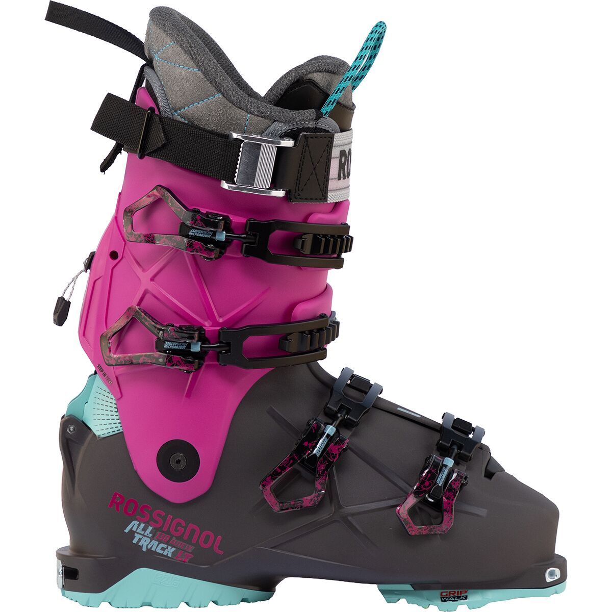 Image of Rossignol Alltrack 130 Elite LV LT GW Ski Boot - 2026 - Men's Black Violet/Fuchsia, 26.0
