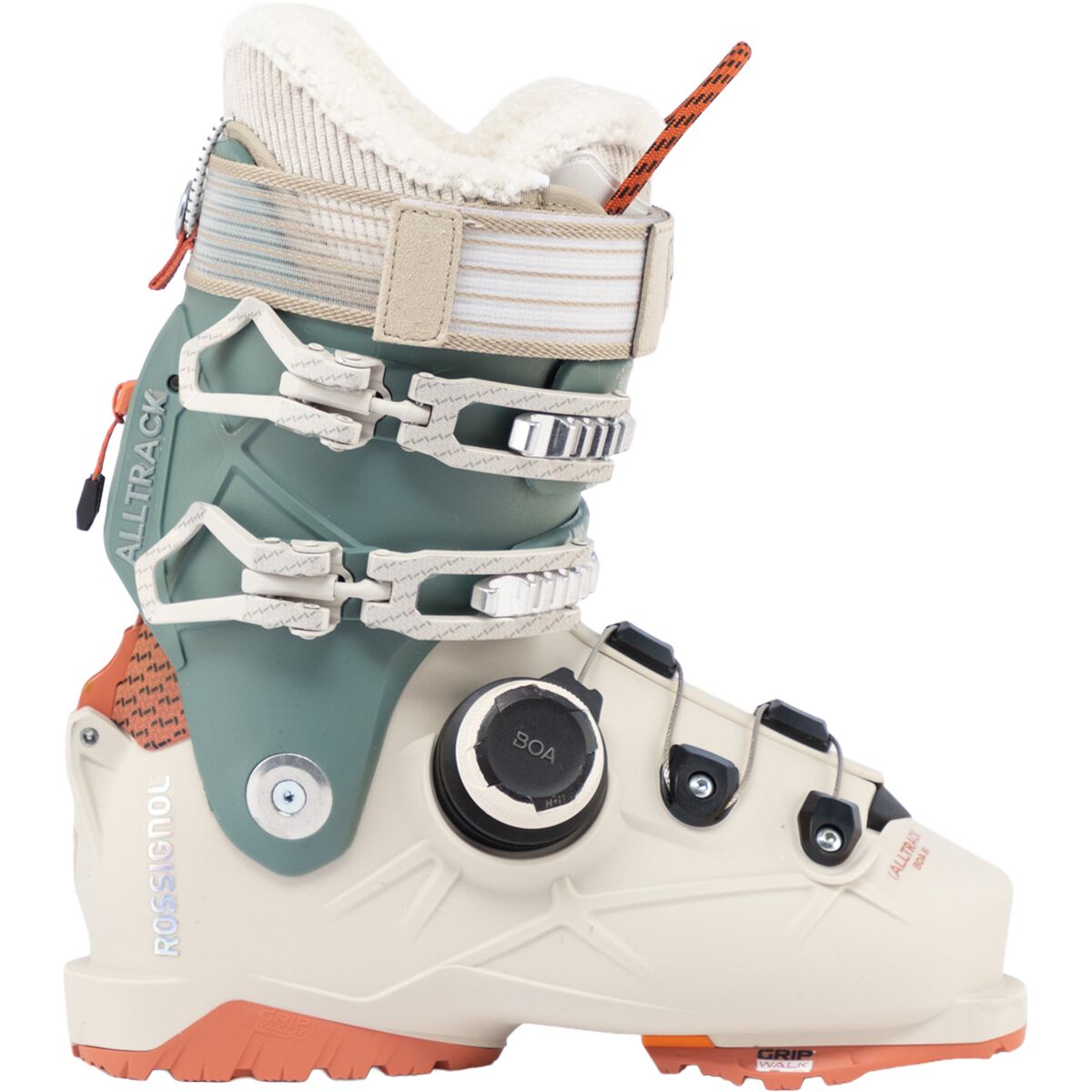 Image of Rossignol Alltrack 80 BOA GW Ski Club - 2027 - Women's Beige/Teal, 25.0
