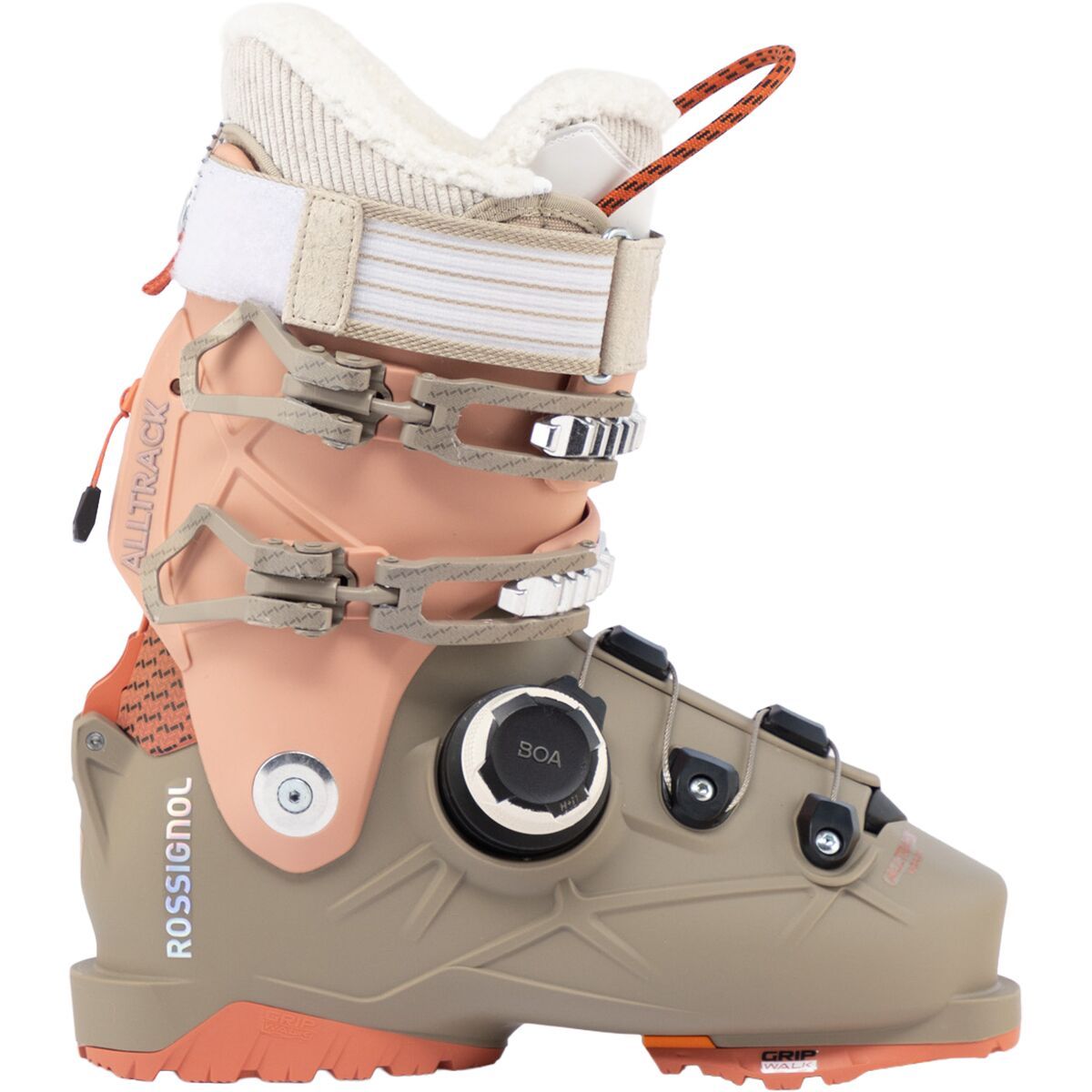 Rossignol Alltrack 90 BOA GW Ski Boots - 2026 - Women's Khaki/Peach, 25.0