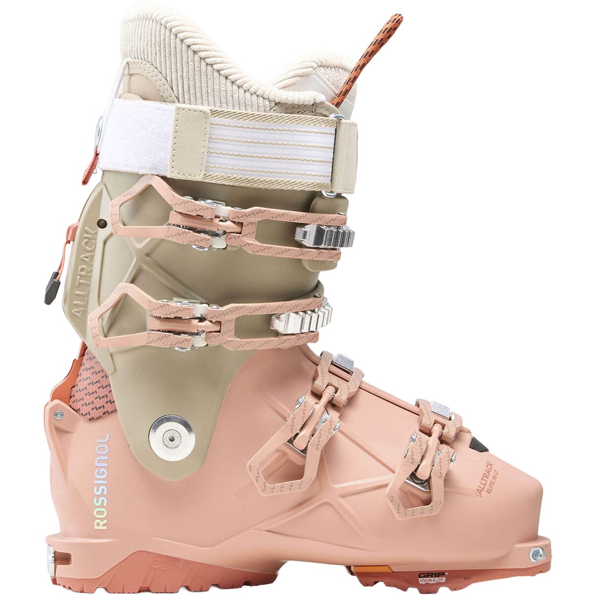 Image of Rossignol Alltrack Elite 110 LT GW Ski Boot - 2026 - Women's Peach/Khaki, 27.0
