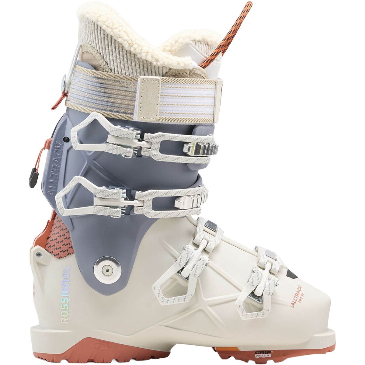 Image of Rossignol Alltrack Pro 90 GW Ski Boot - 2026 - Women's Beige/Violet Blue, 26.0
