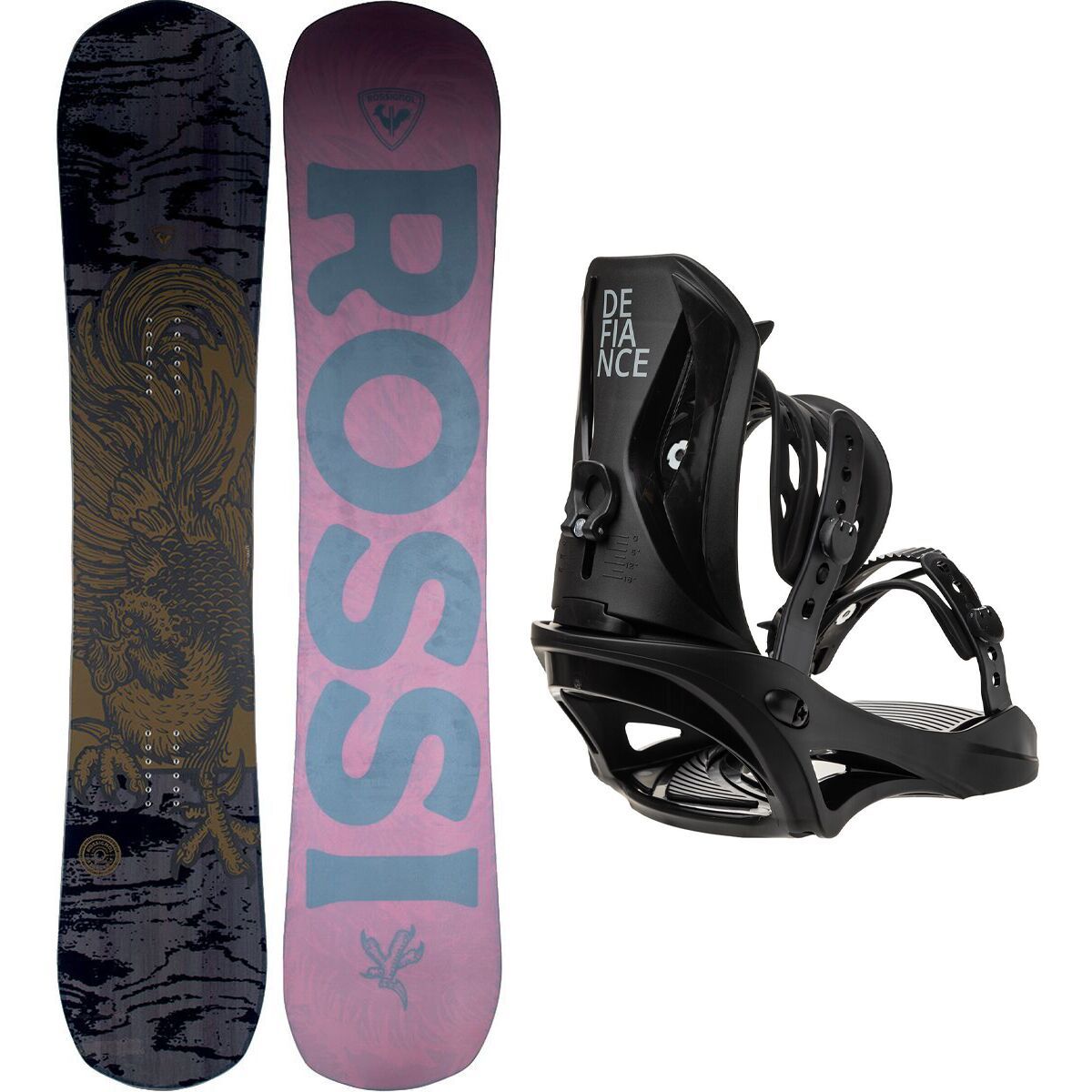 Rossignol Resurgence Snowboard +Defiance G1 Binding 153cm, M