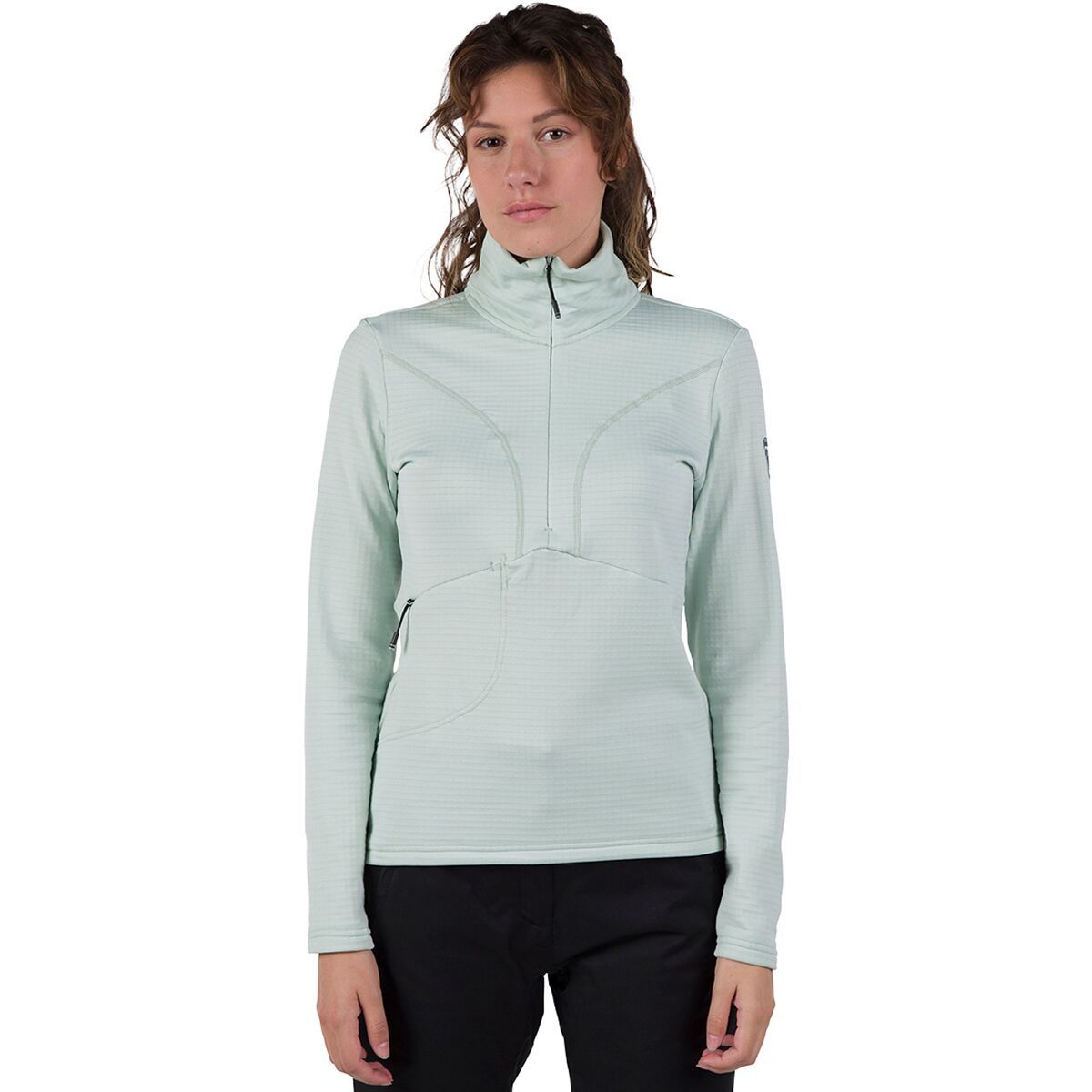 Image of Rossignol Blackside Fleece 1/2-Zip Pullover - Women's Steam, S