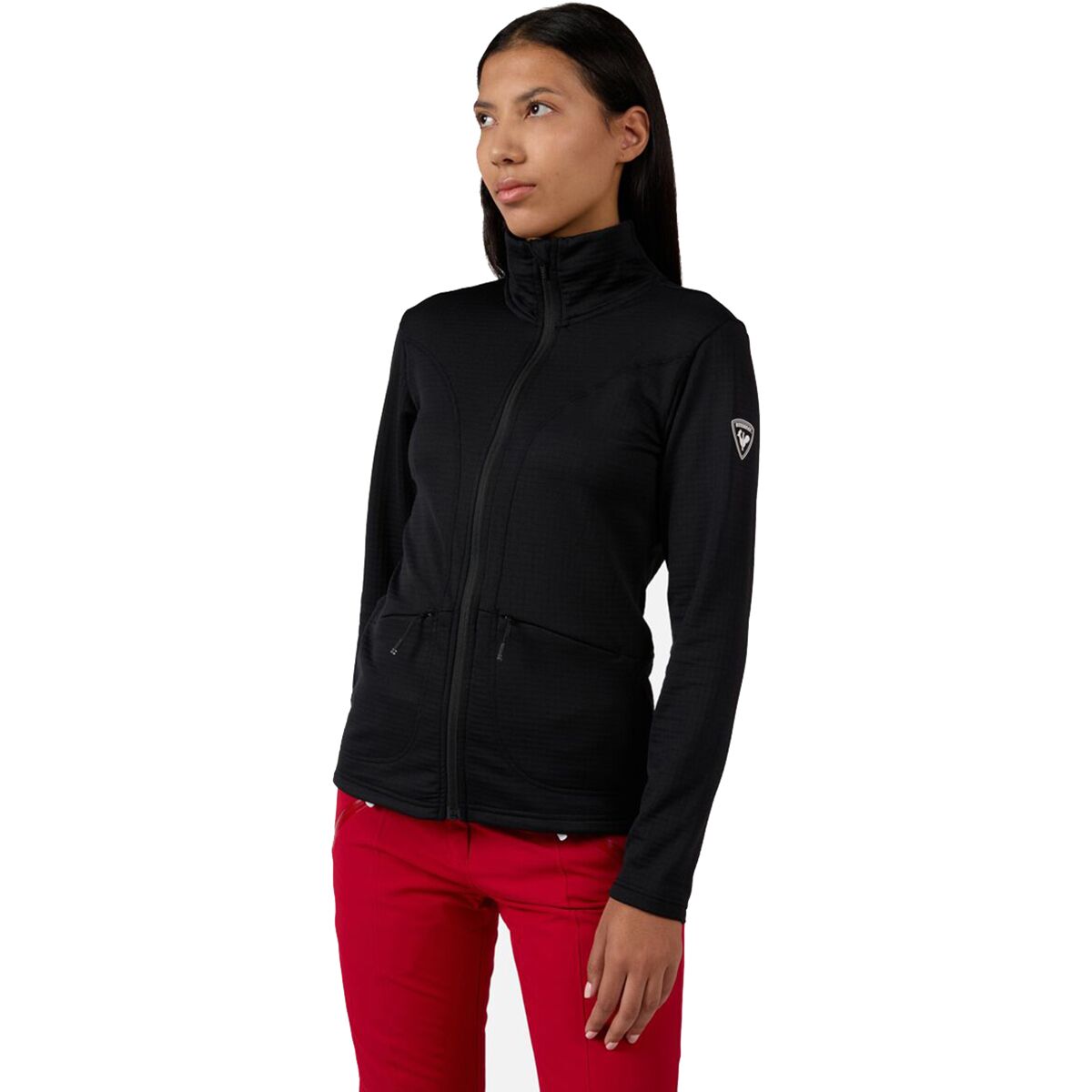 Image of Rossignol Blackside Fleece Full-Zip Jacket - Women's Black, XL
