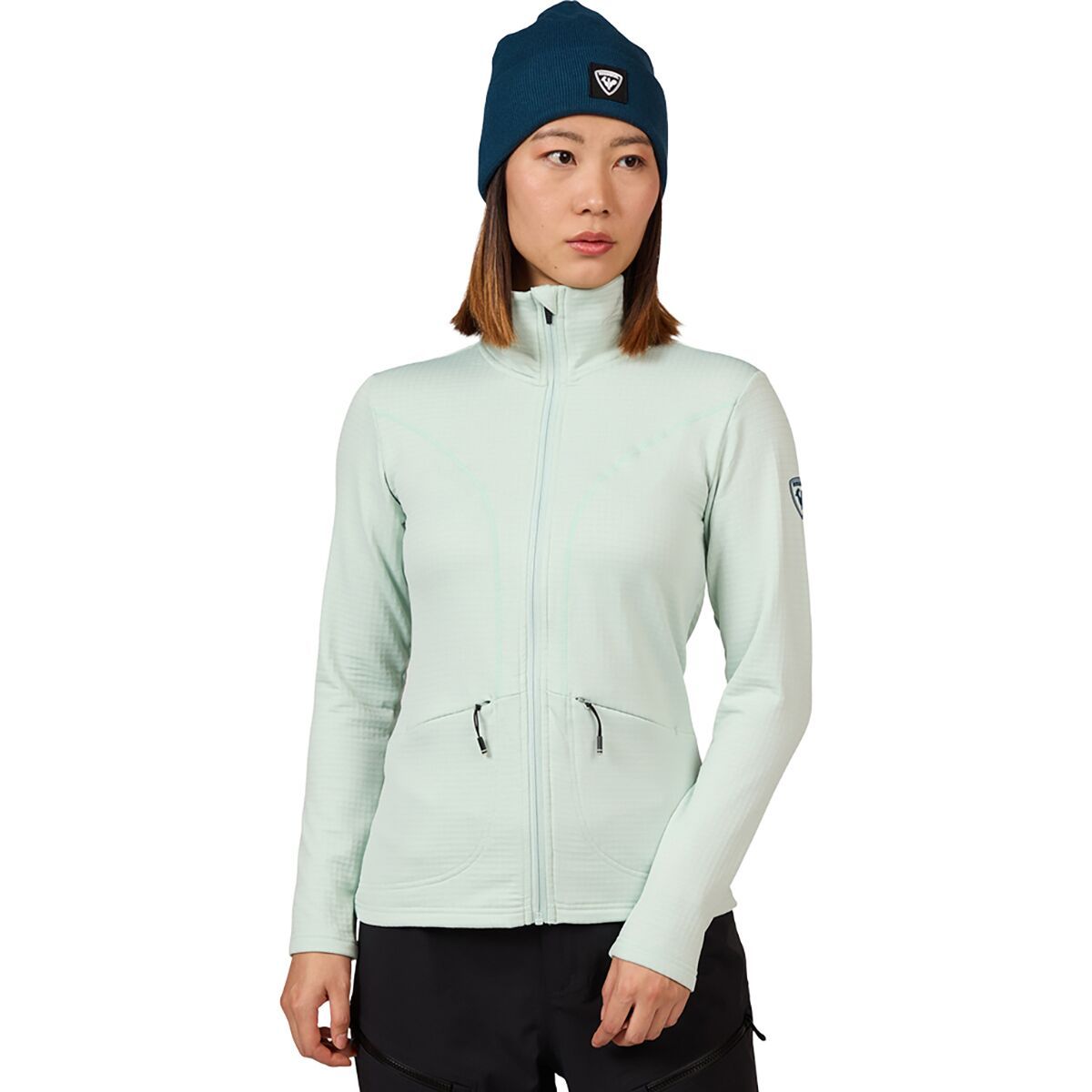 Image of Rossignol Blackside Fleece Full-Zip Jacket - Women's Steam, XS