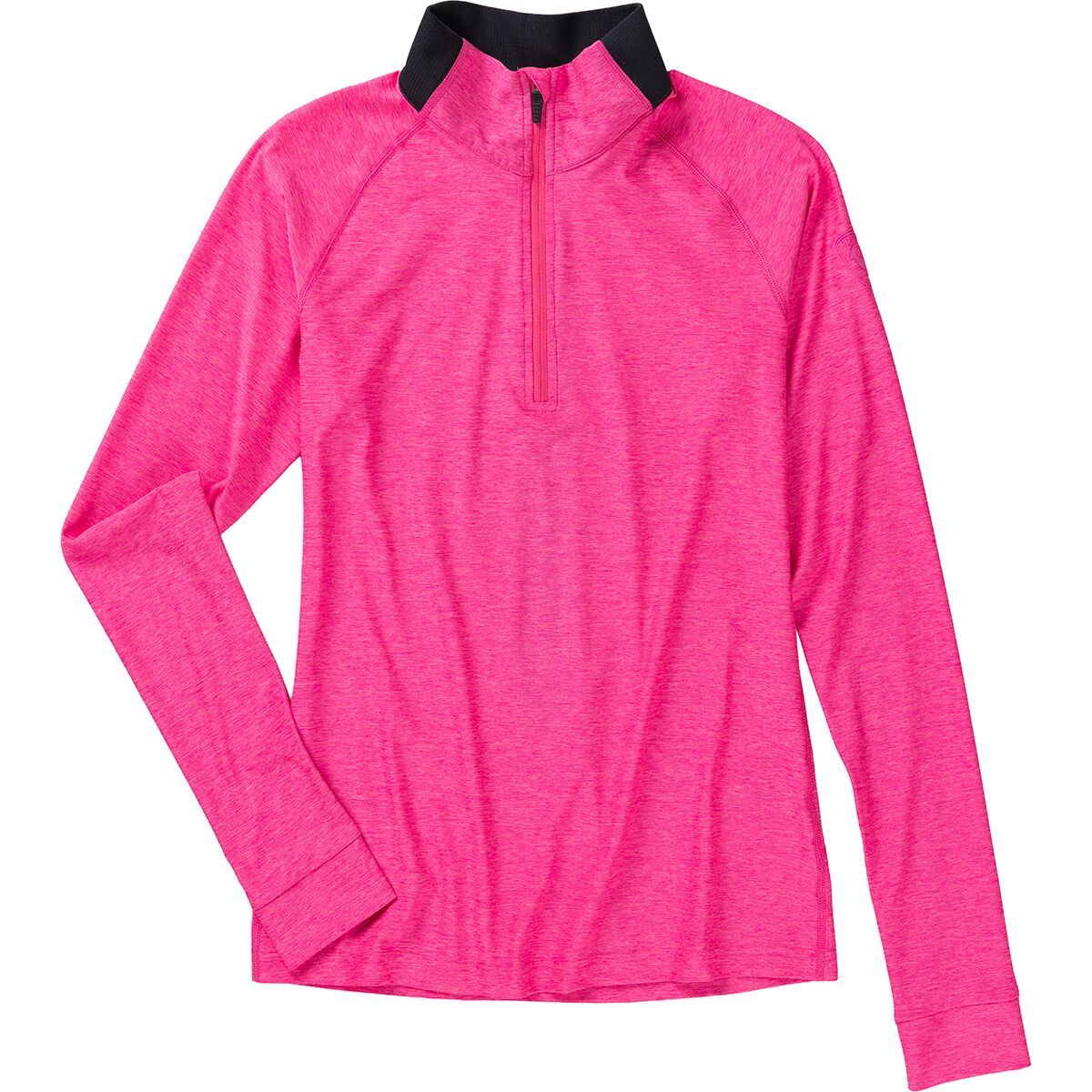 Image of Rossignol Melange Long-Sleeve 1/2-Zip Top - Women's Cerise Pink, XS