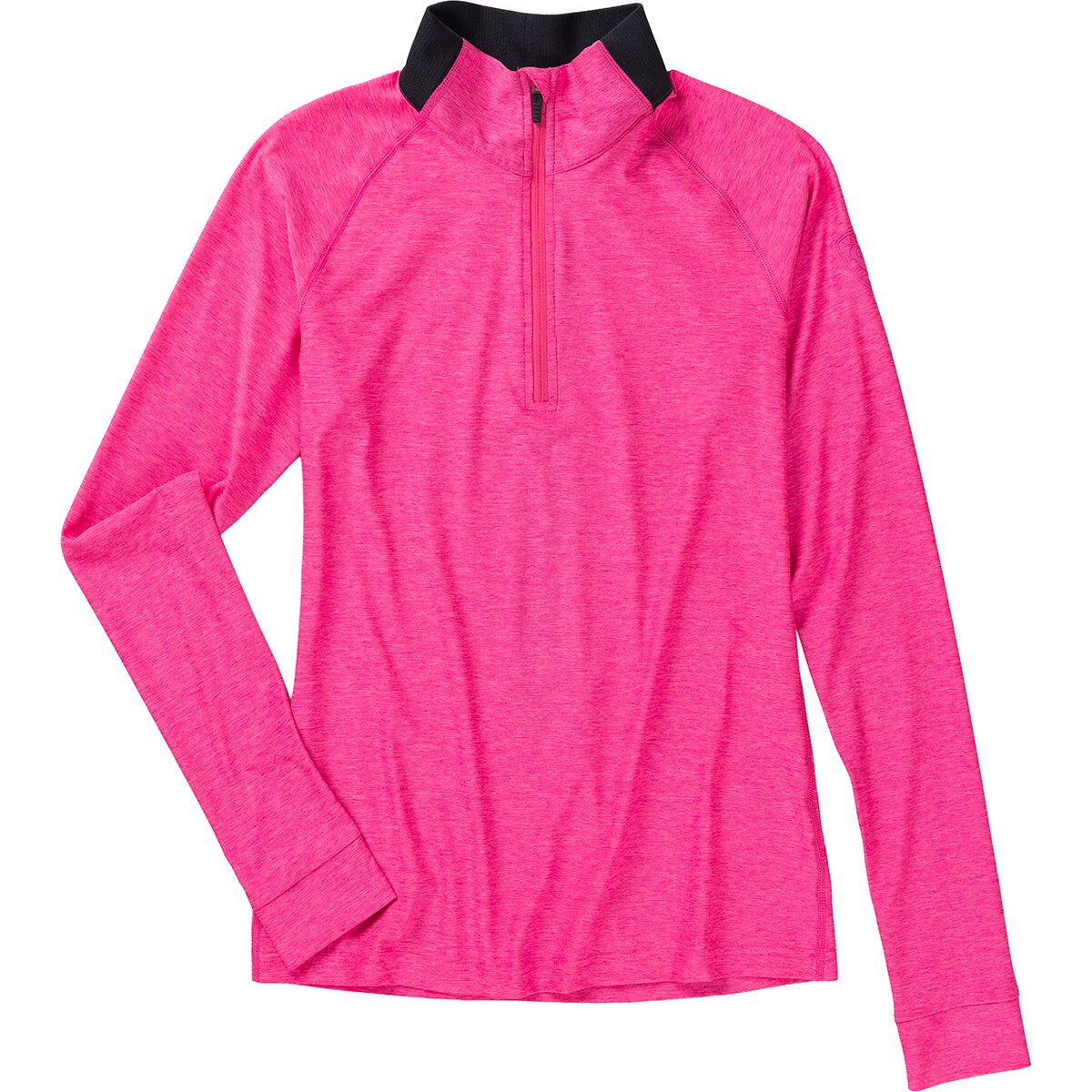 Image of Rossignol Melange Long-Sleeve 1/2-Zip Top - Women's Cerise Pink, S