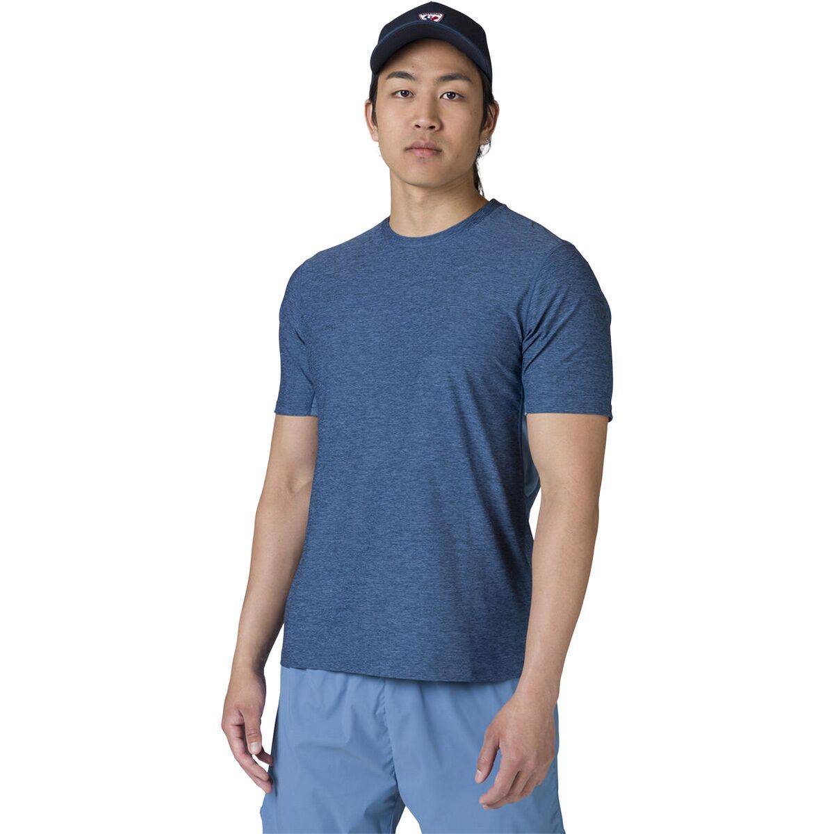 Image of Rossignol Melange T-Shirt - Men's Blue Yonder, S