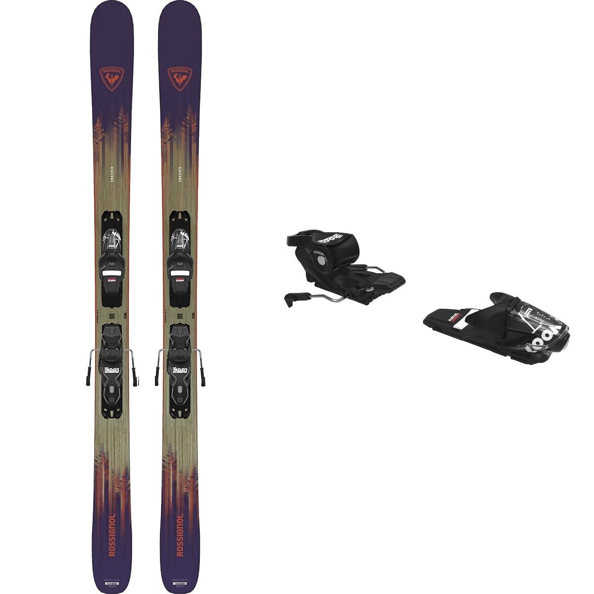 Image of Rossignol Smasher Ski + XP10 Binding One Color/One Color, 170cm/One Size