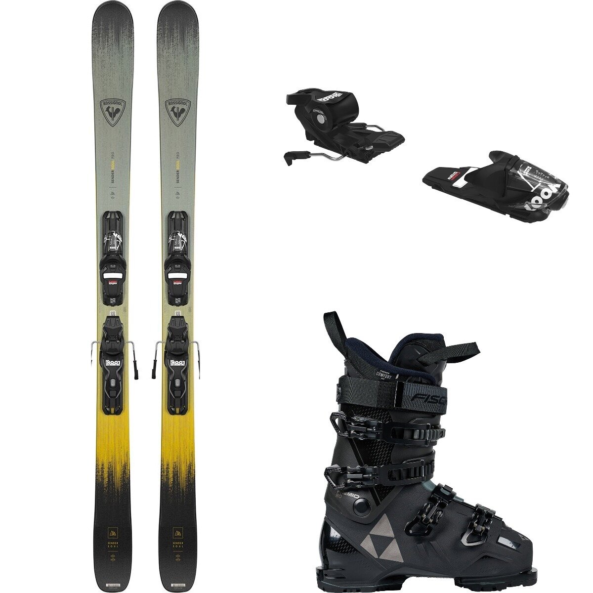 Rossignol Rossignol Sender Soul Pro Ski + Xpress10 Binding + Premio 80 Boot One/Blk/One, 180cm/27.5/One - $773.66 at Backcountry.com