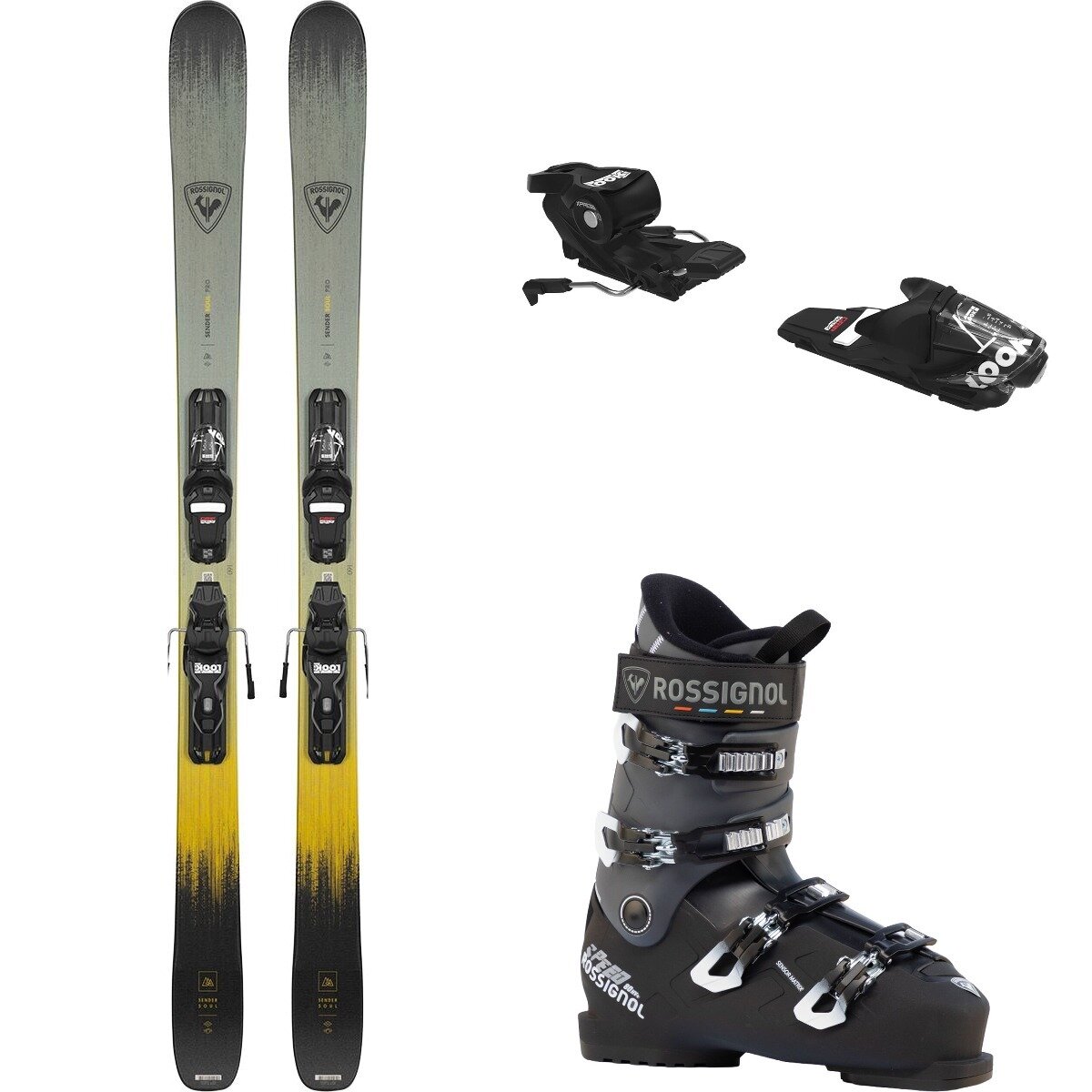 Rossignol Rossignol Sender Soul Pro Ski + Xpress10 Binding + Speed 80 HV+ Boot One/Blk/One, 180cm/28.5/One - $829.91 at Backcountry.com