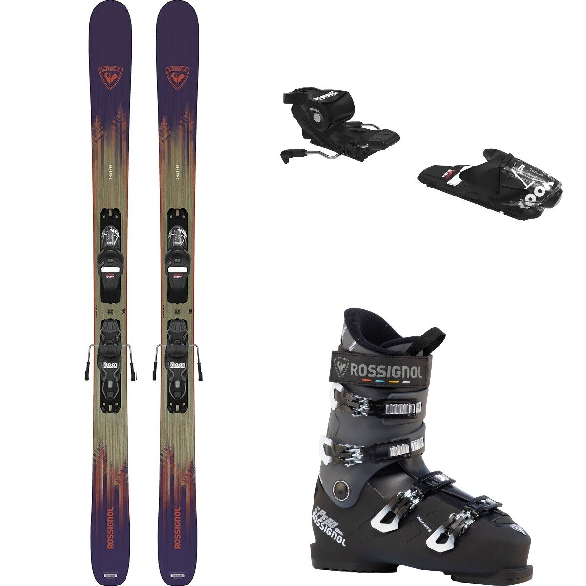 Rossignol Rossignol Smasher Ski + Xpress10 Binding + Speed 80 HV+ Boot One/Blk/One, 170cm/32.5/One - $979.96 at Backcountry.com
