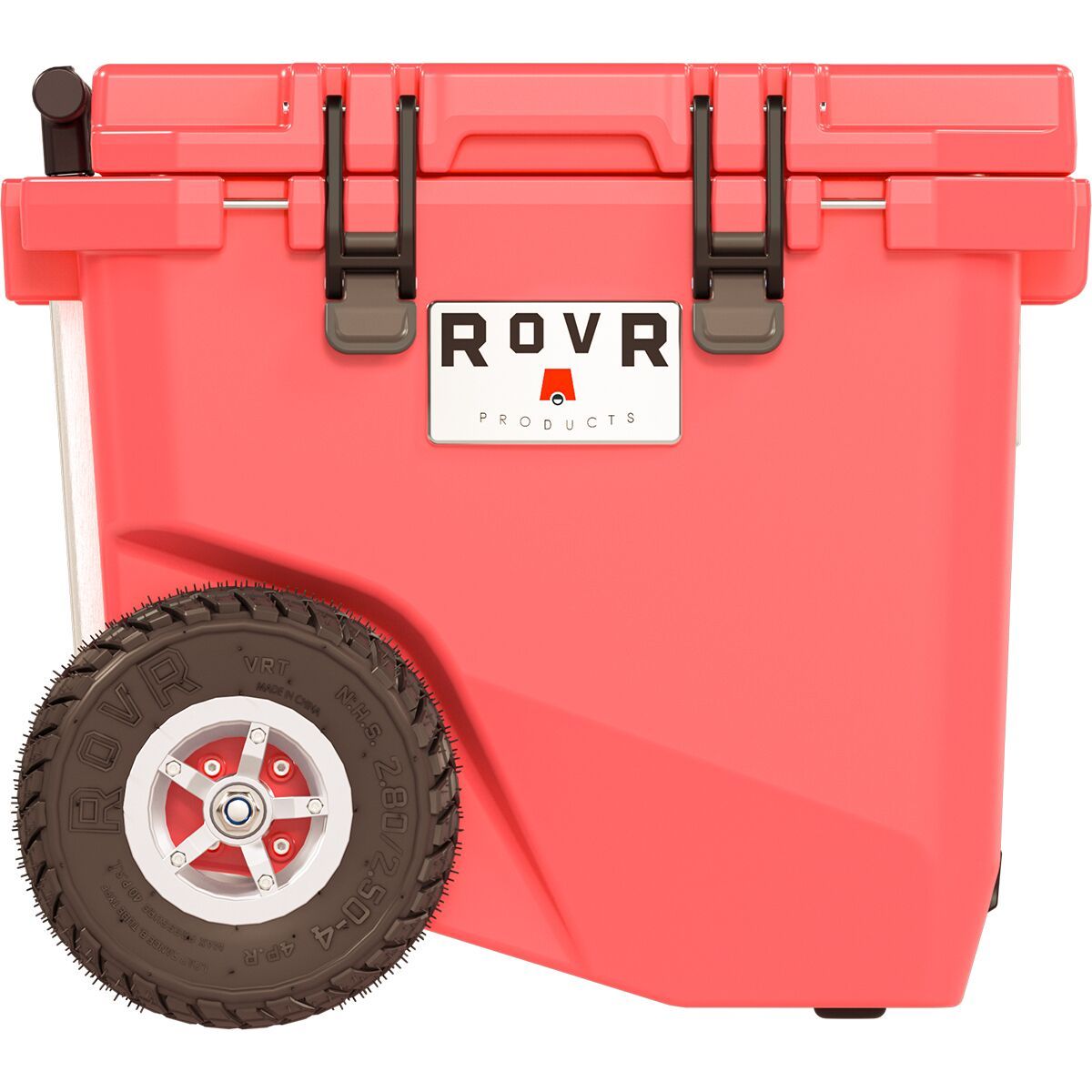 Image of RovR RollR 45qt Wheeled Cooler + Telescopic Handle Coral, One Size