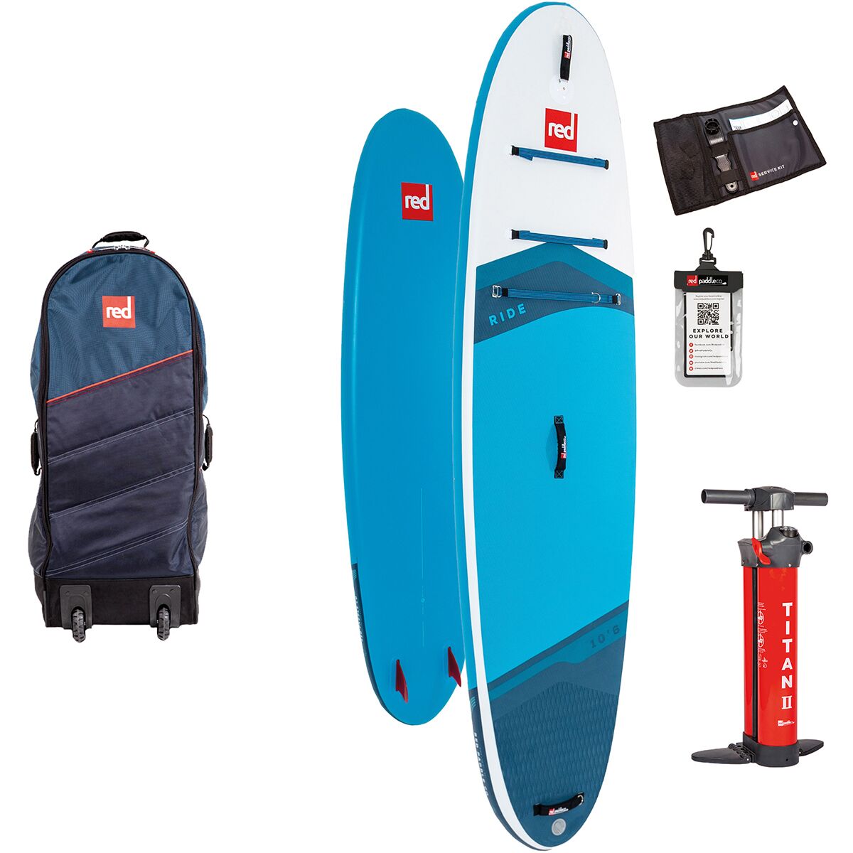 Red Paddle Co. 2022 Red 10ft 6in Ride CT SUP Package