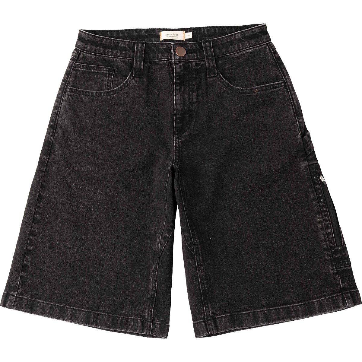 Image of Ripton Big Rig Ripstop Jorts - Women's Warm Black, 28
