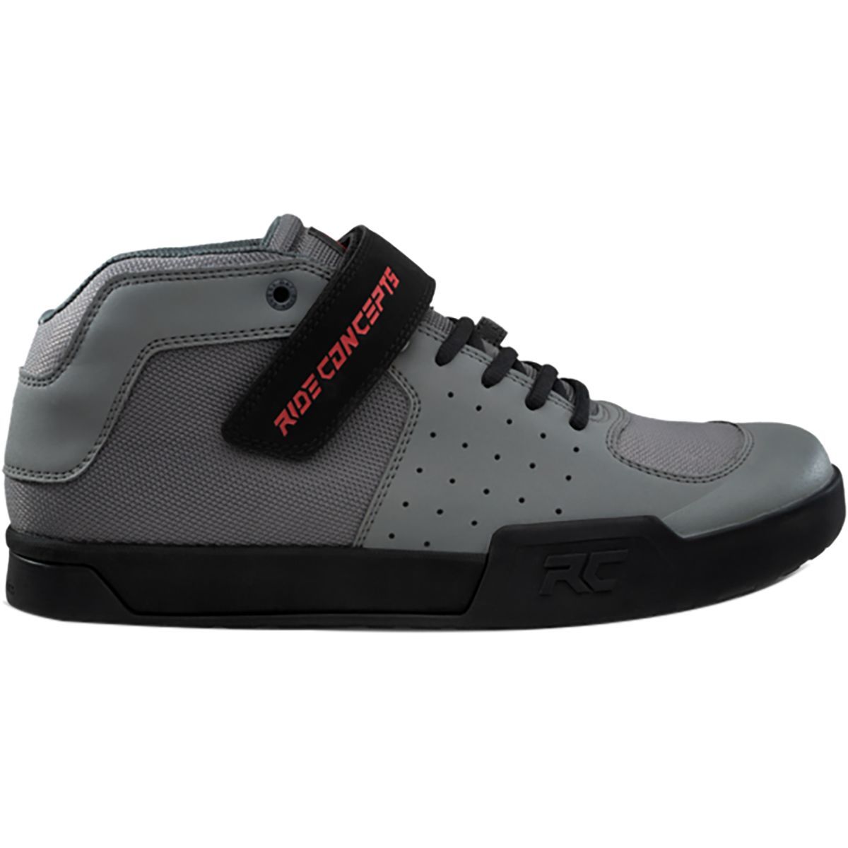 Ride Concepts Wildcat Shoe - Men's Charcoal/Red, 12.0