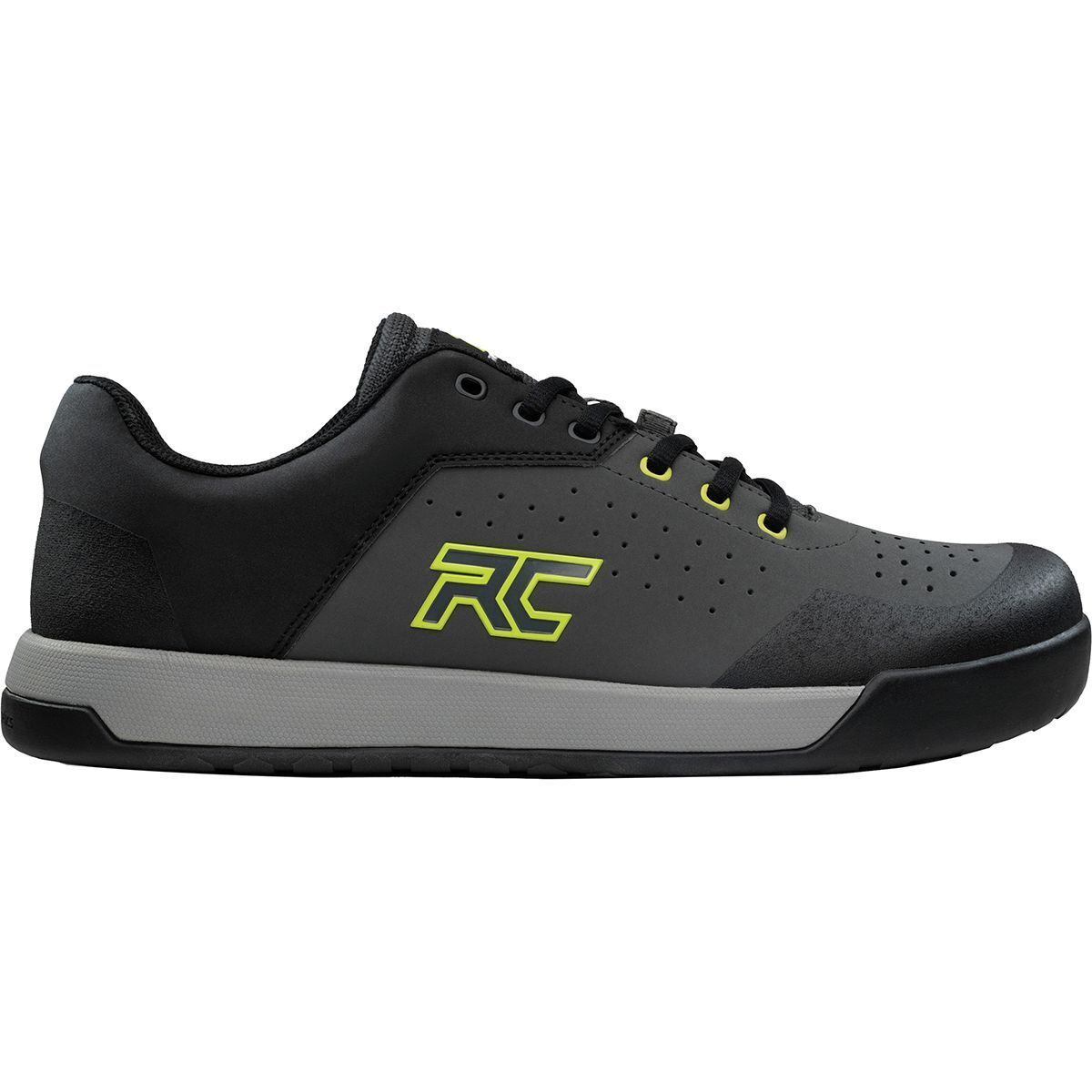 Ride Concepts Hellion Shoe - Men's Charcoal/Lime, 12.0