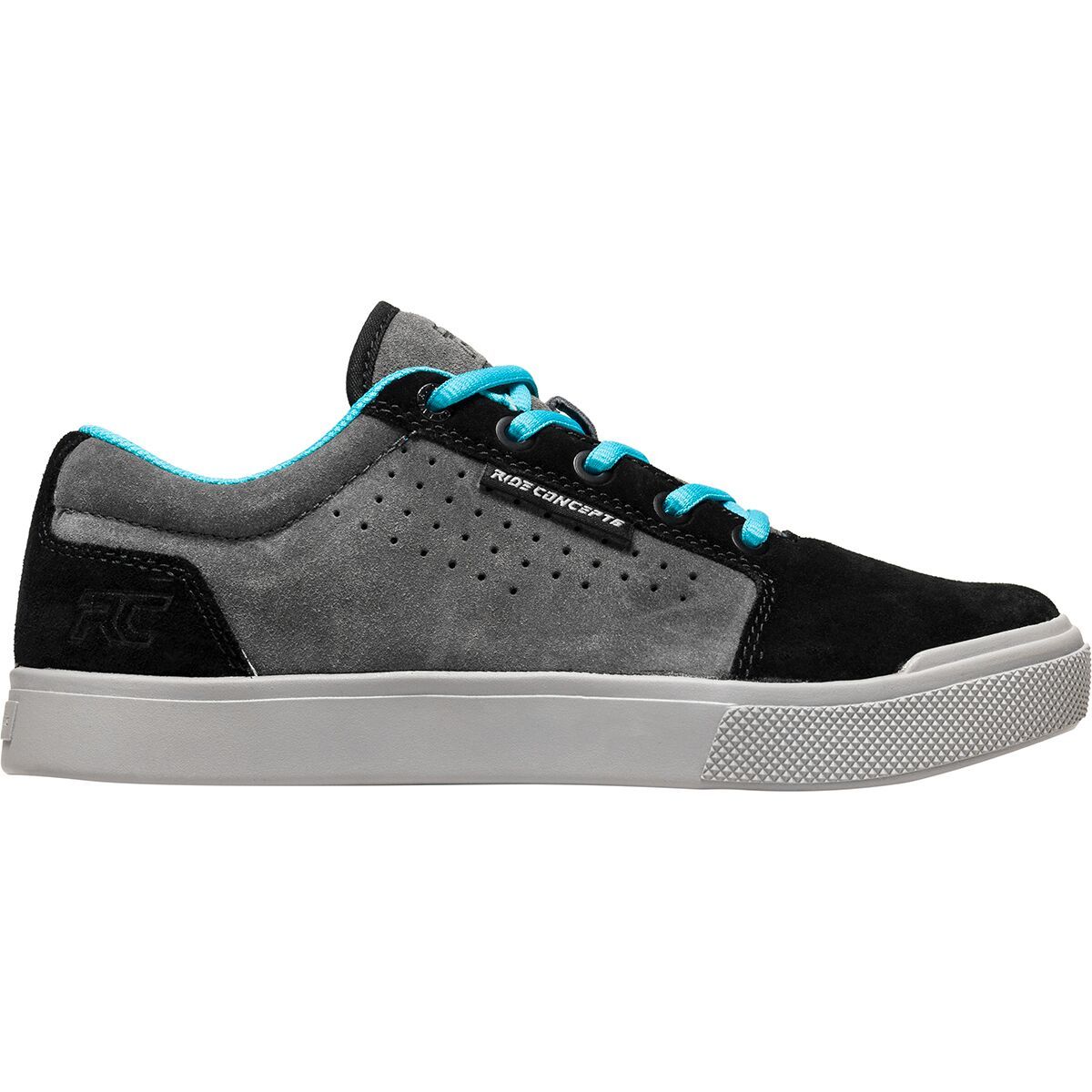Ride Concepts Vice Shoe - Kids' Charcoal/Black, 6.0
